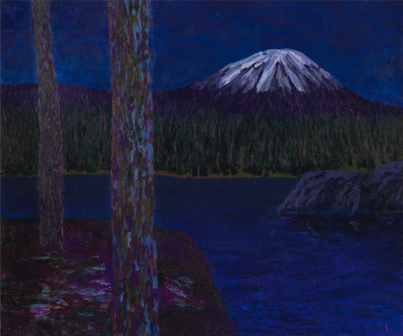 G. Lewis Clevenger (b. 1951)  Toutle River Night, 2022