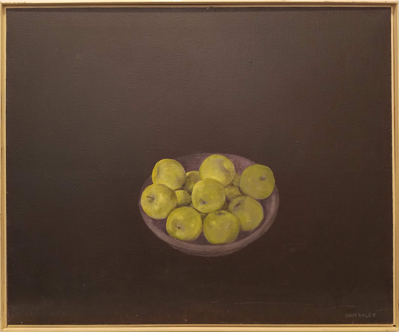 Haley - Green Apples on Black