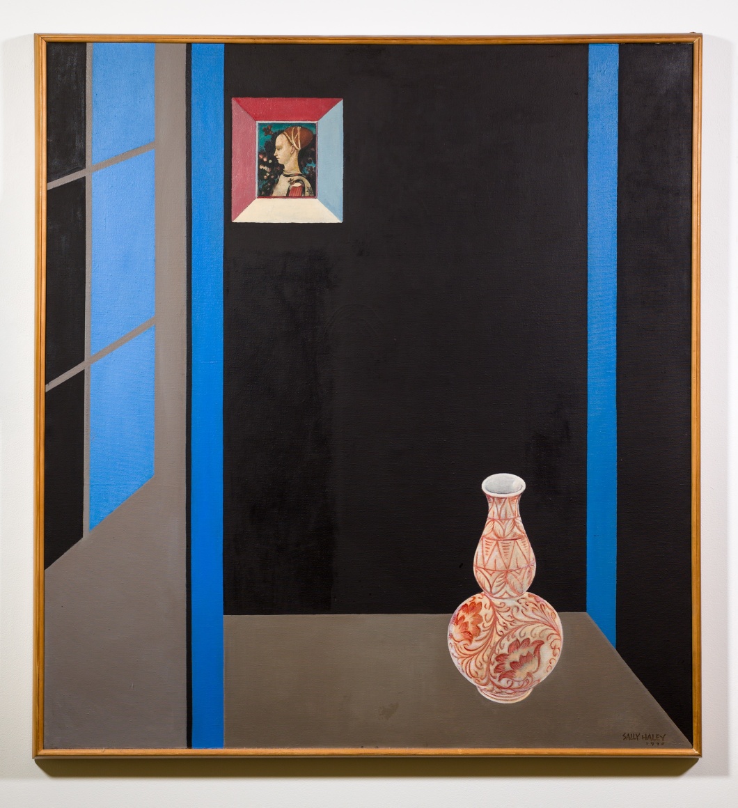 Sally Haley (1908-2007)  Interior with Italian Vase