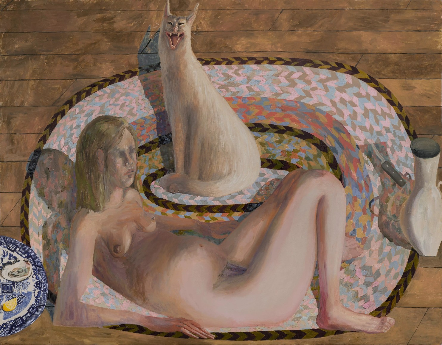 Elizabeth Malaska (b. 1978)  Oyster Eaters, 2022