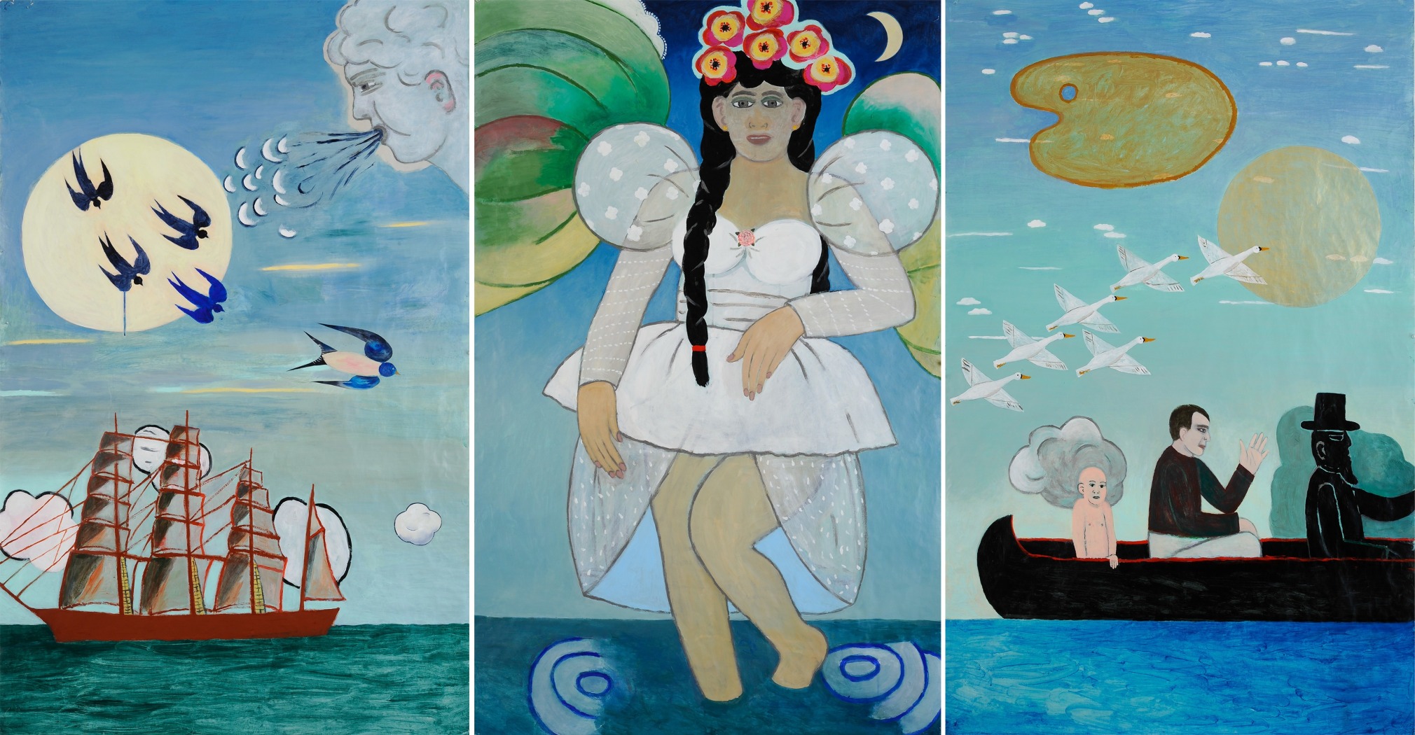 Fay Jones (b. 1936)  Arrivals and Departures, 2021