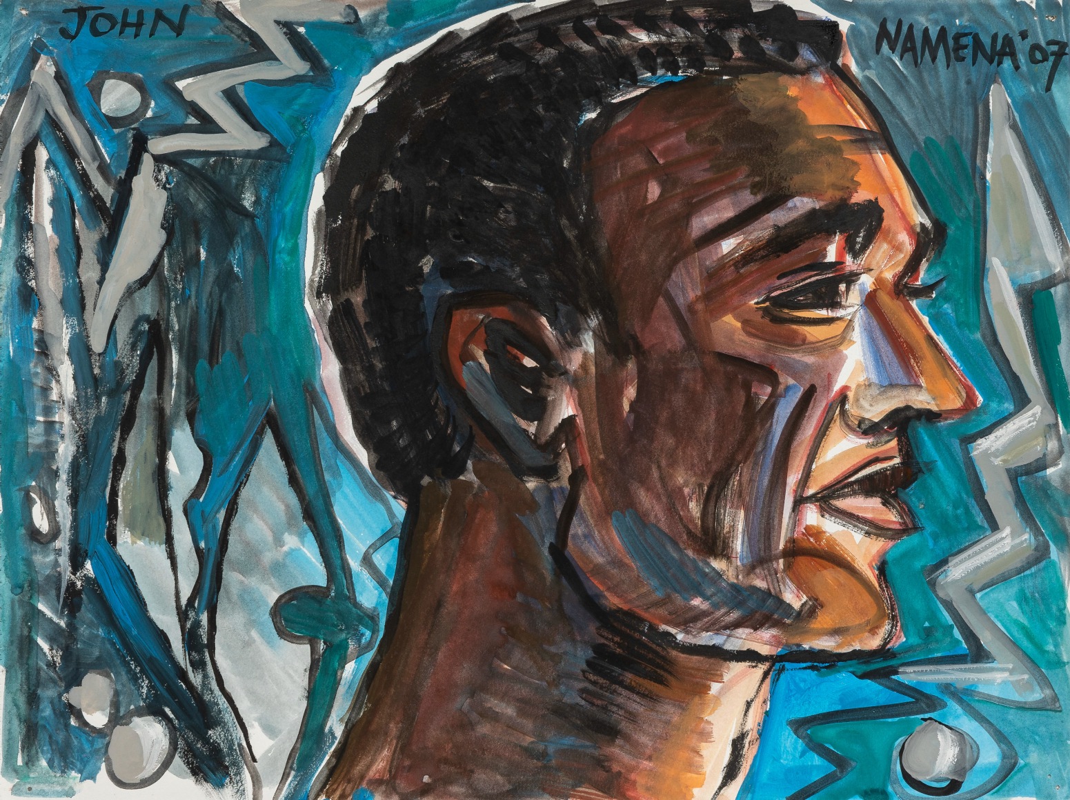 Lucinda Parker (b. 1942)  Blue John, 2007