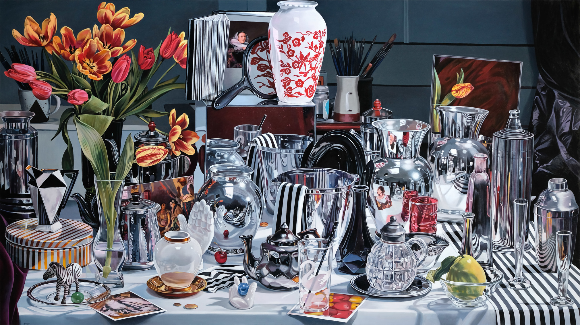 Sherrie Wolf (b. 1952)  Reflective Still Life #2, 2021