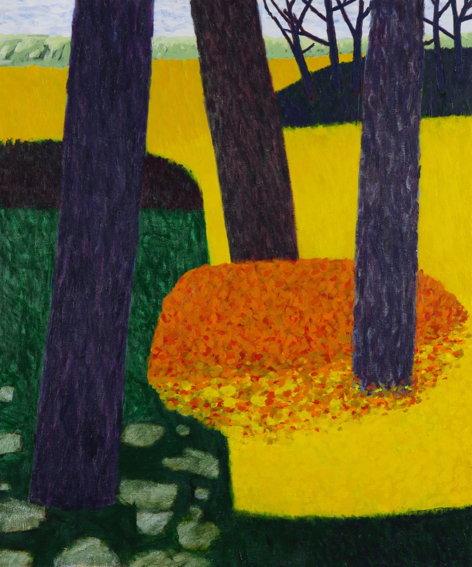 G. Lewis Clevenger (b. 1951)  Raked Leaves, 2022