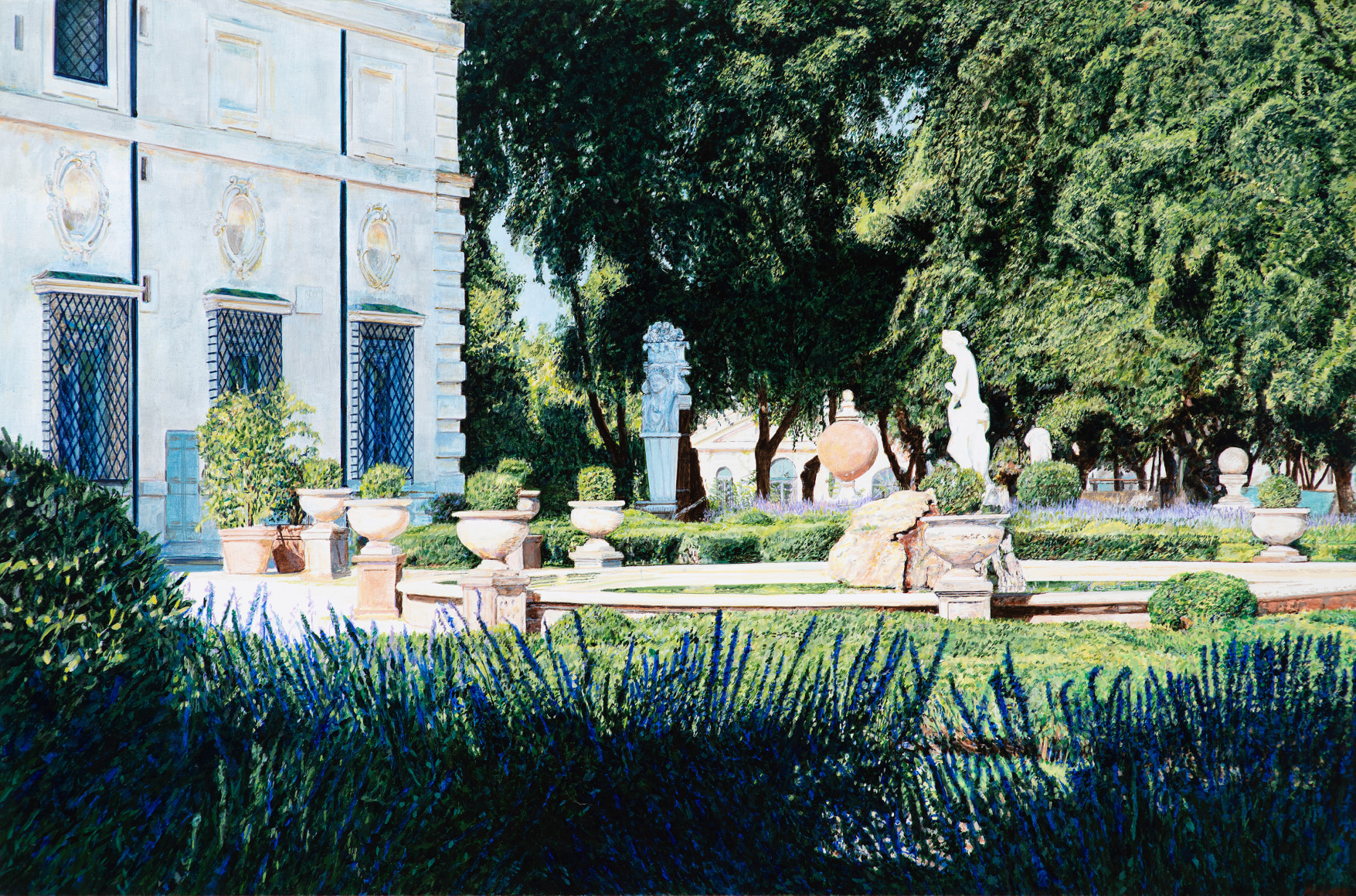 Tom Fawkes (b. 1941)  Fontana Borghese, 2022