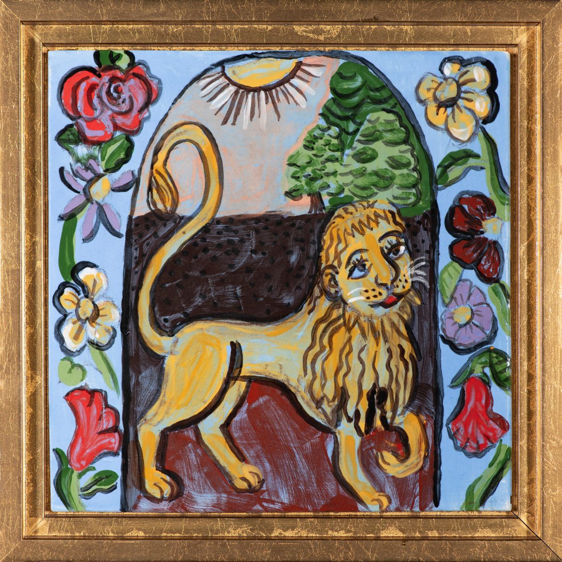 Mary Josephson (Born:1953)  The Lion's Garden, 2022