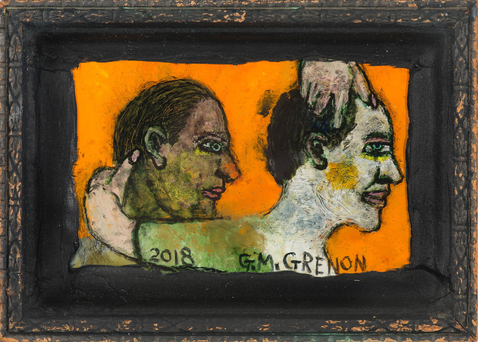 Gregory Grenon (b. 1948)  Magical Land, 2018  oil on glass