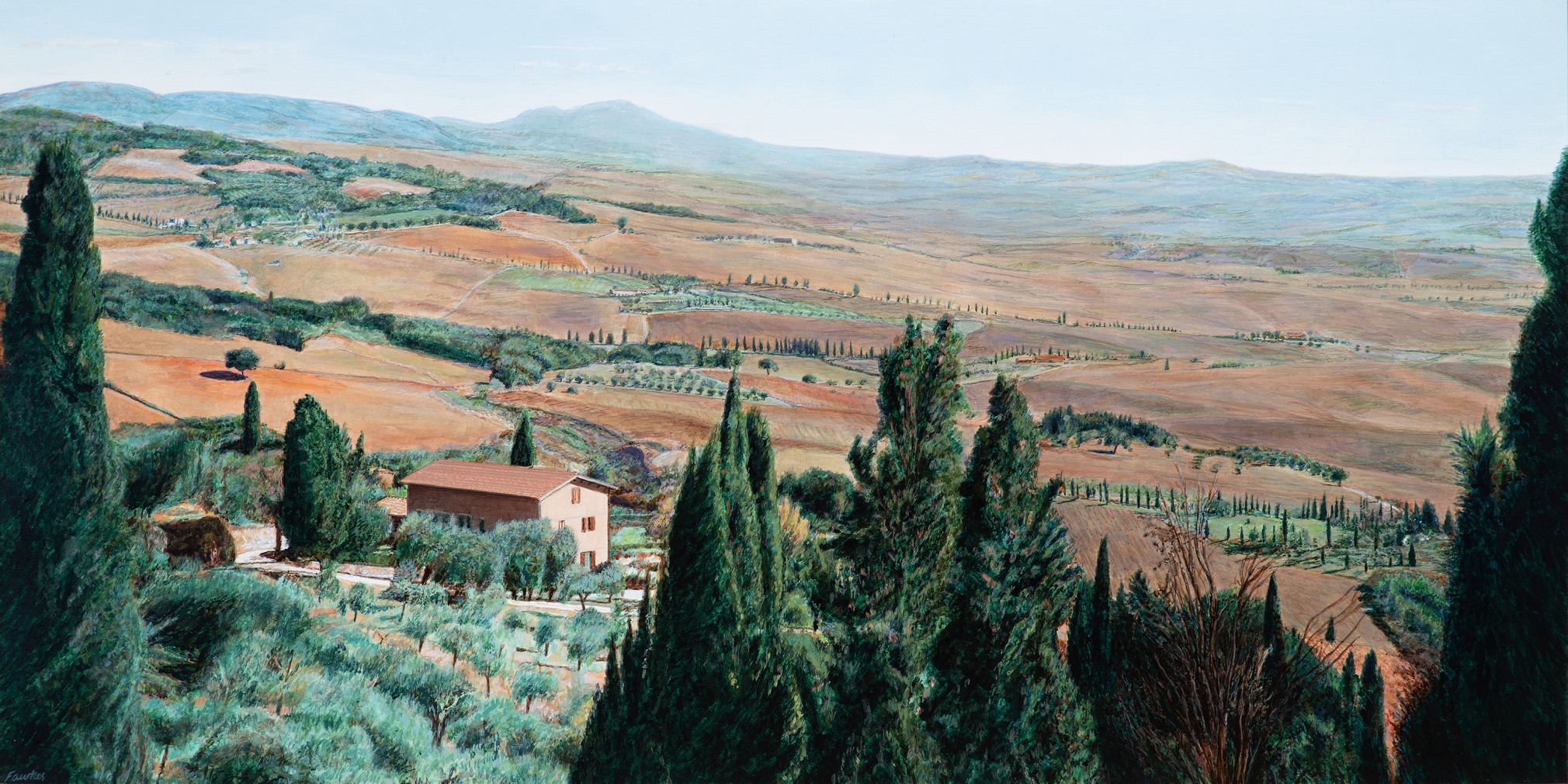 Tom Fawkes (b. 1941)  Montepulciano, 2022