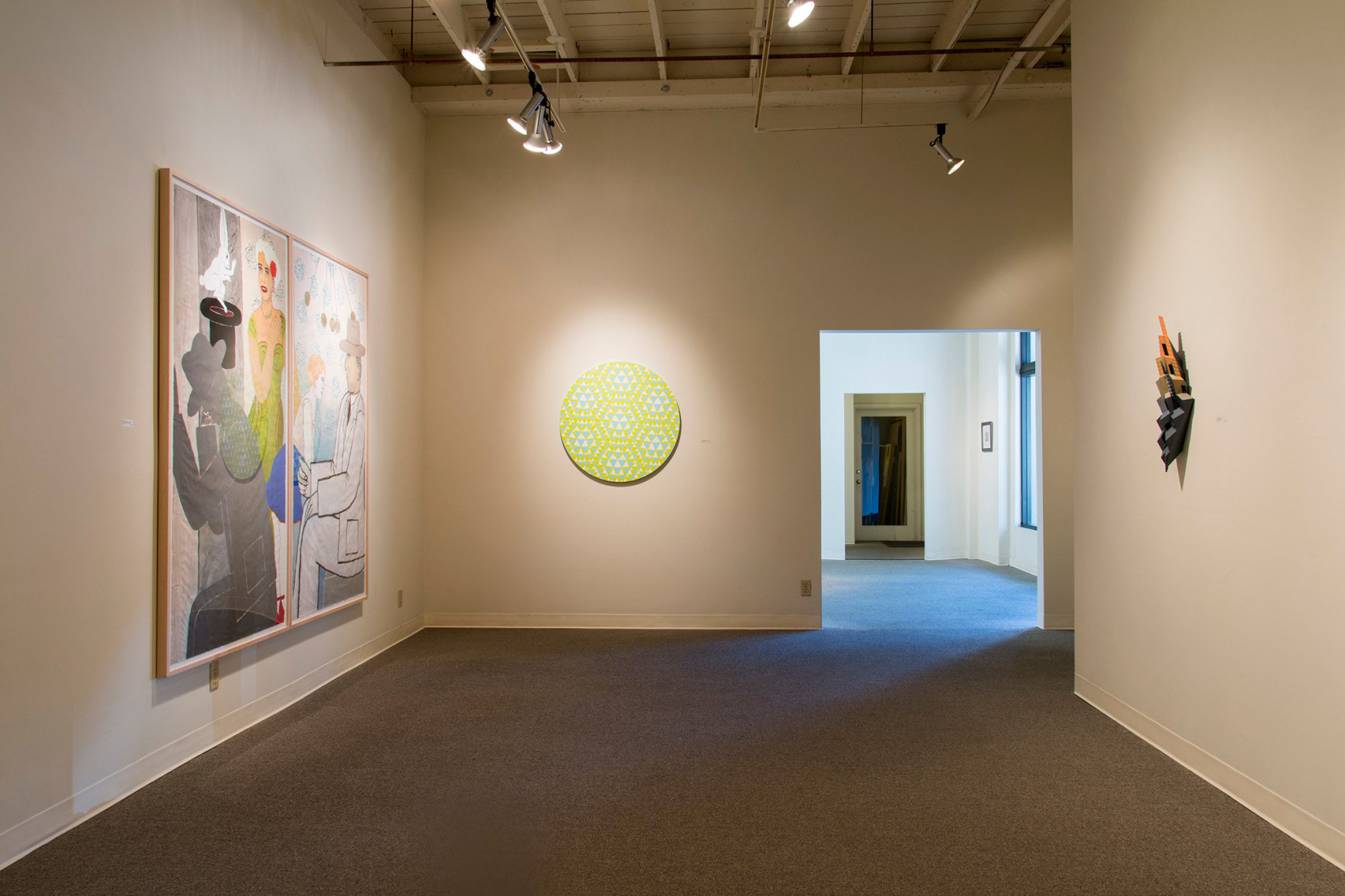 August 2015 Gallery Group Show installation view