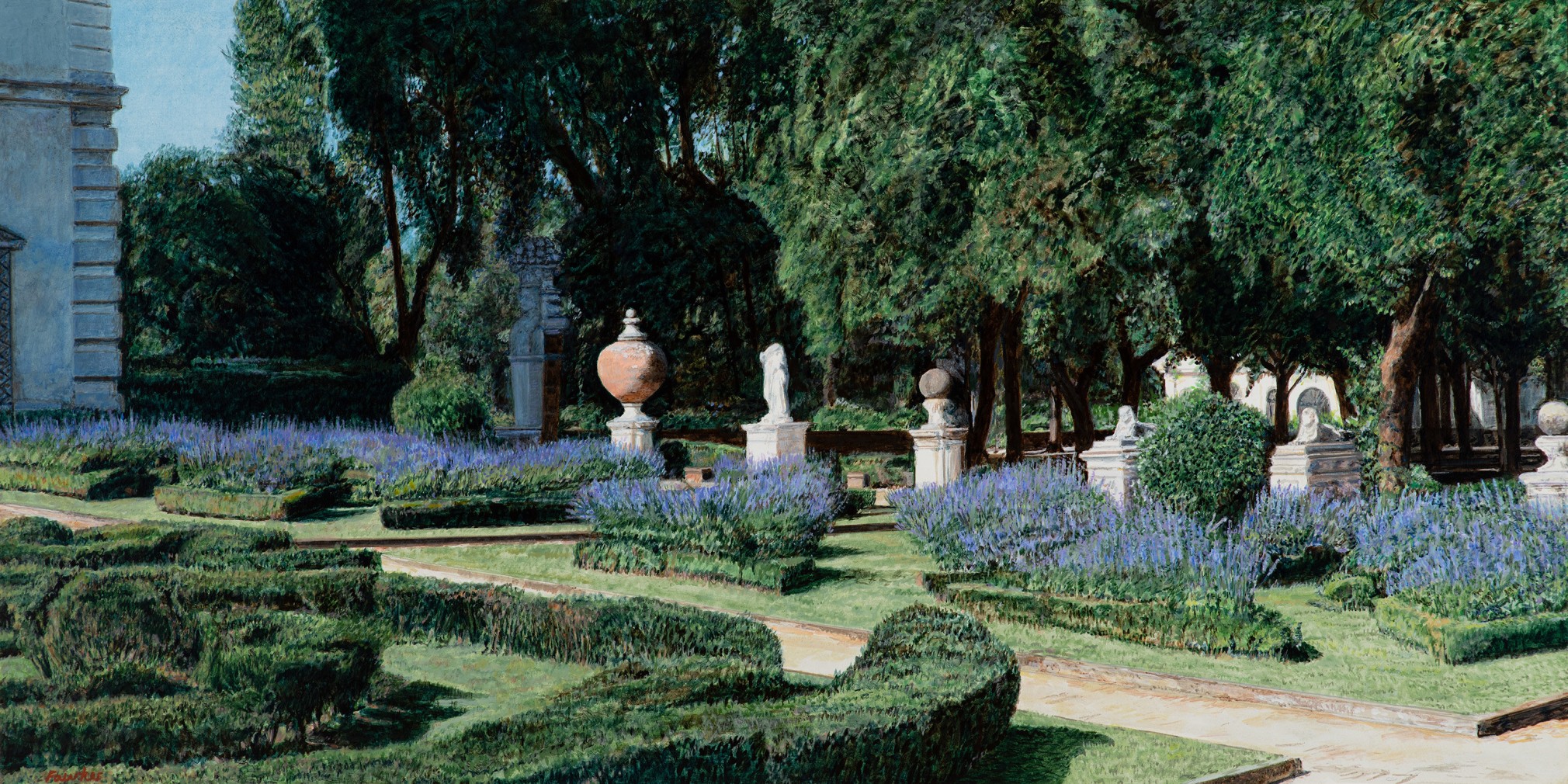 Tom Fawkes (b. 1941)  Piazzale - Borghese III, 2021