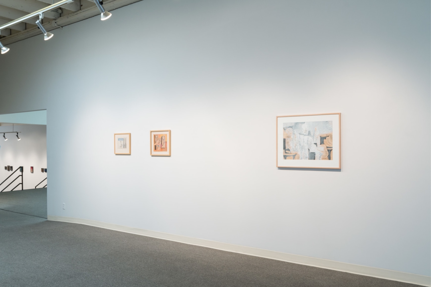 Louis Bunce installation view February 2017