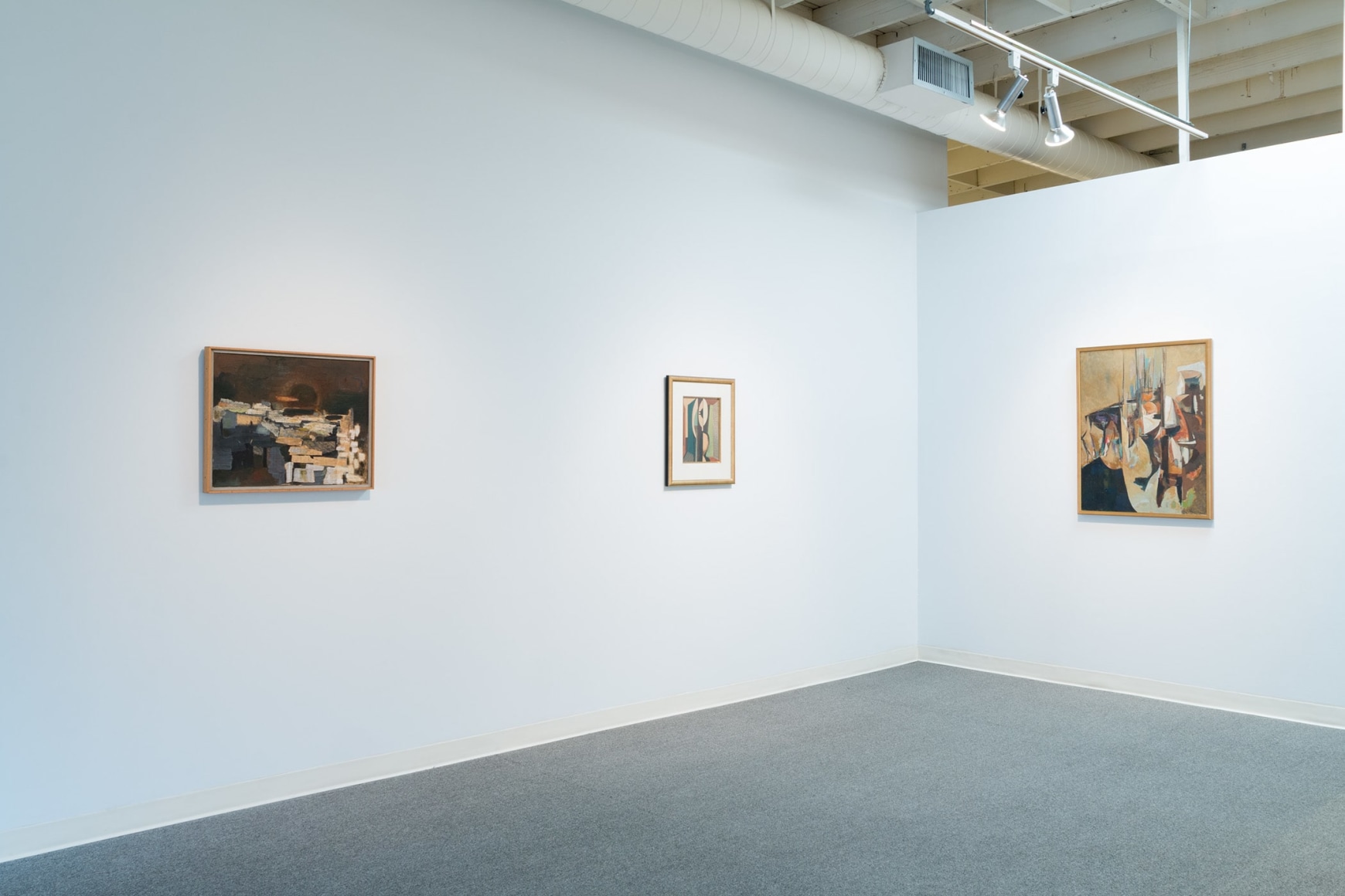 Louis Bunce installation view February 2017