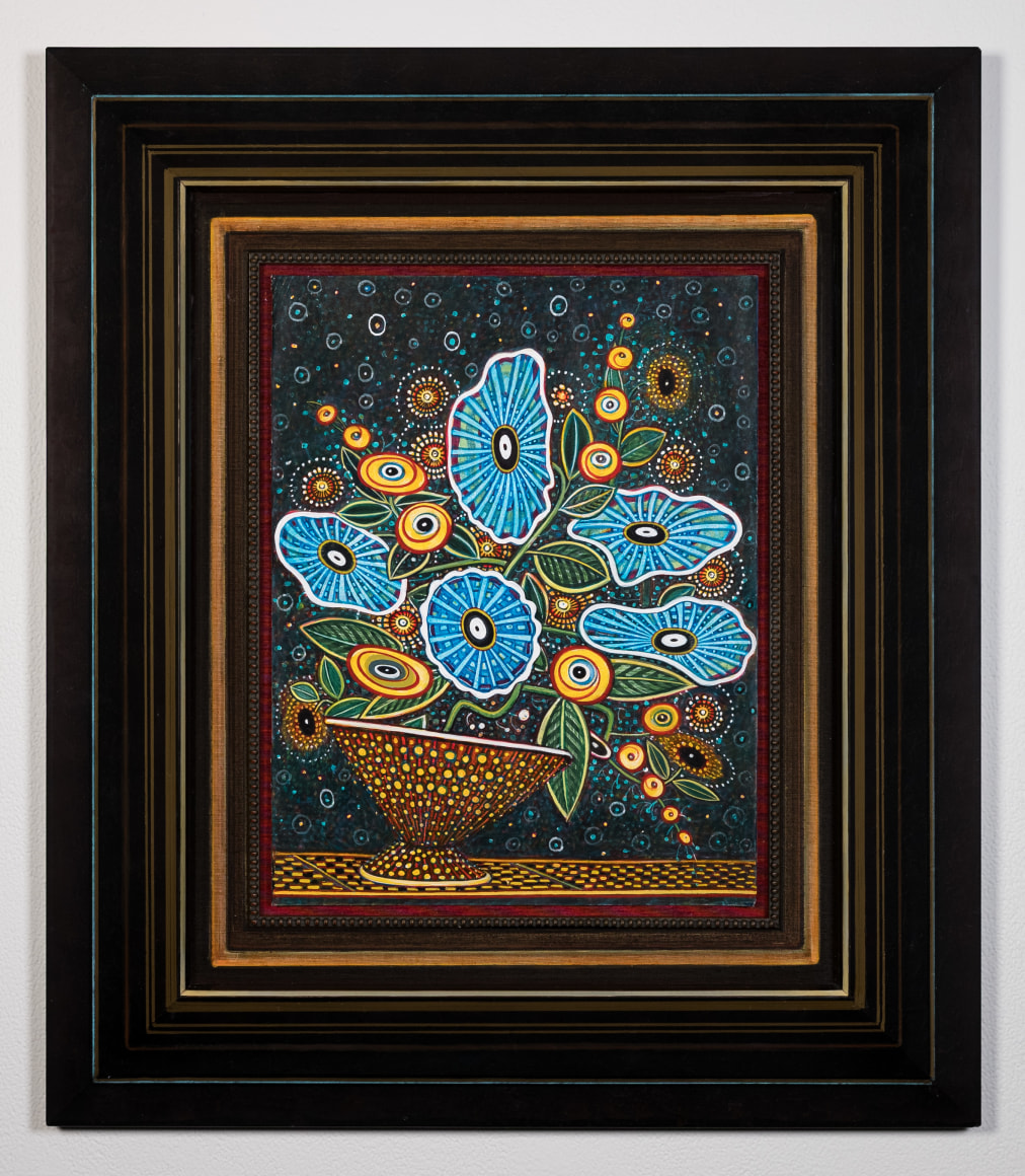 Ren&eacute; Rickabaugh (b. 1947)  Holiday Flowers, 2014