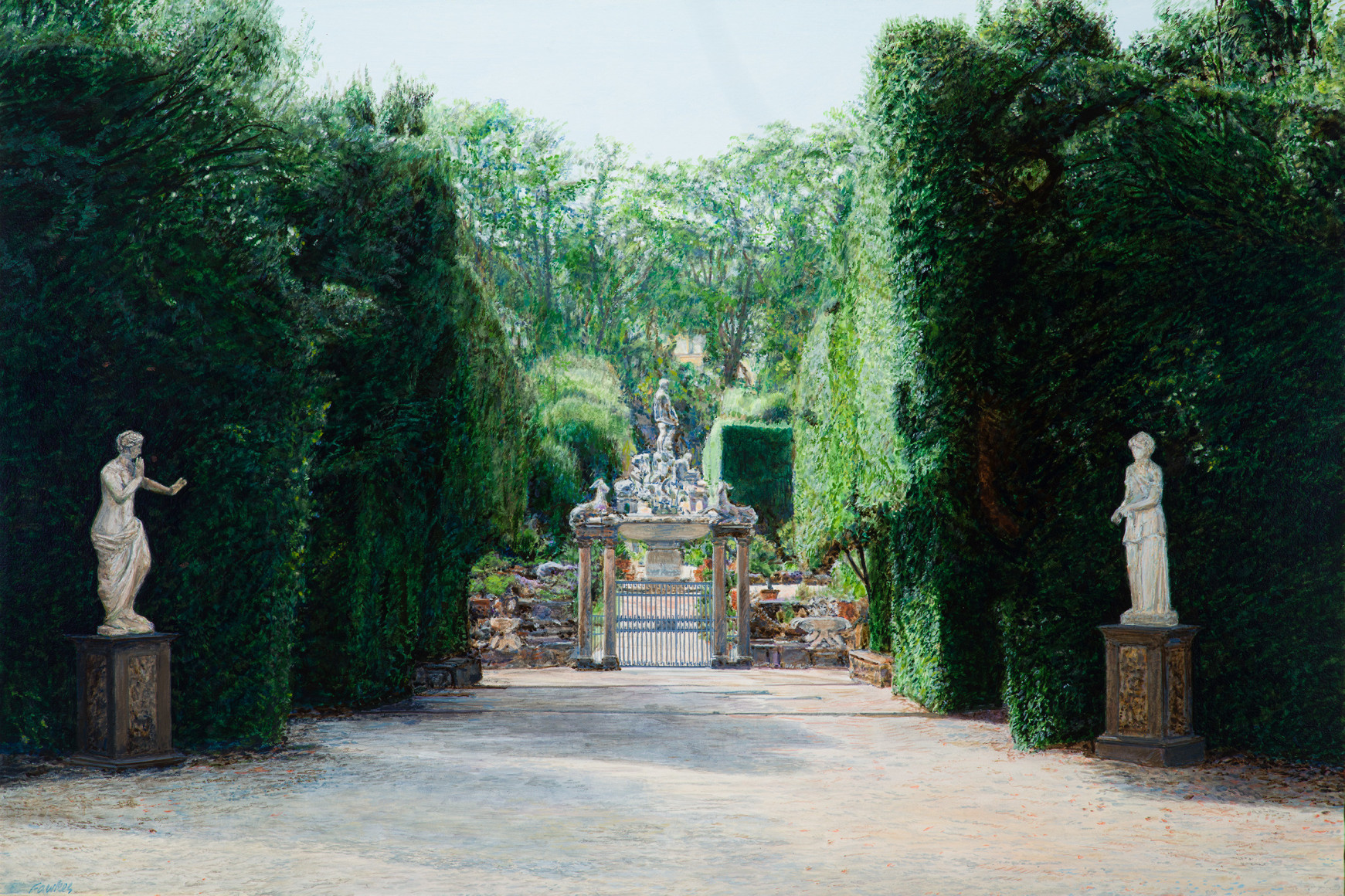 Tom Fawkes (b. 1941)  Boboli - Viale dei Cipressi, 2020