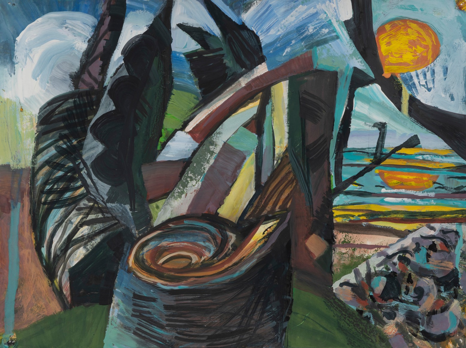 Lucinda Parker (b. 1942)  Setting Sun, 2006