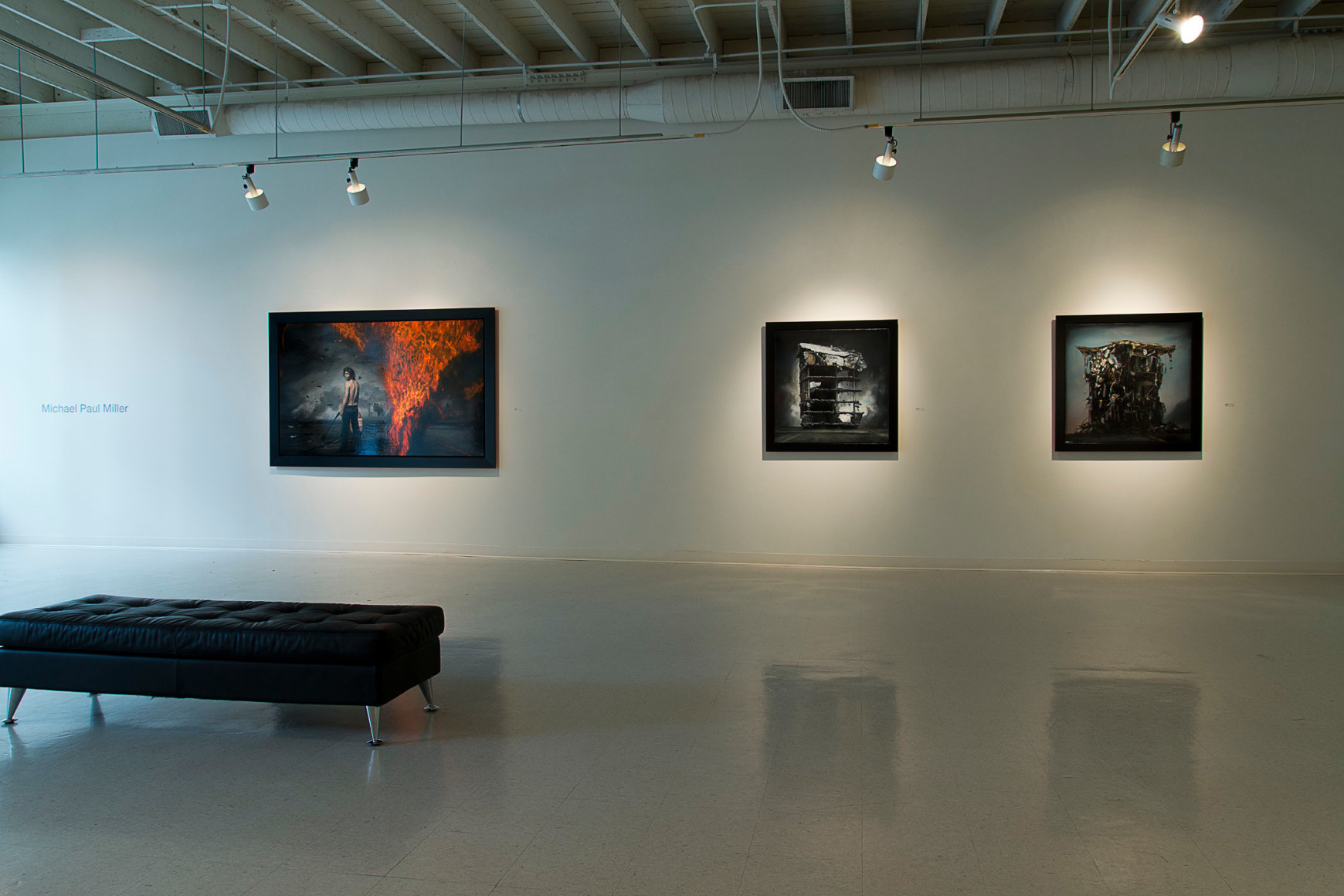 Michael Paul Miller installation at Laura Russo Gallery March 2015