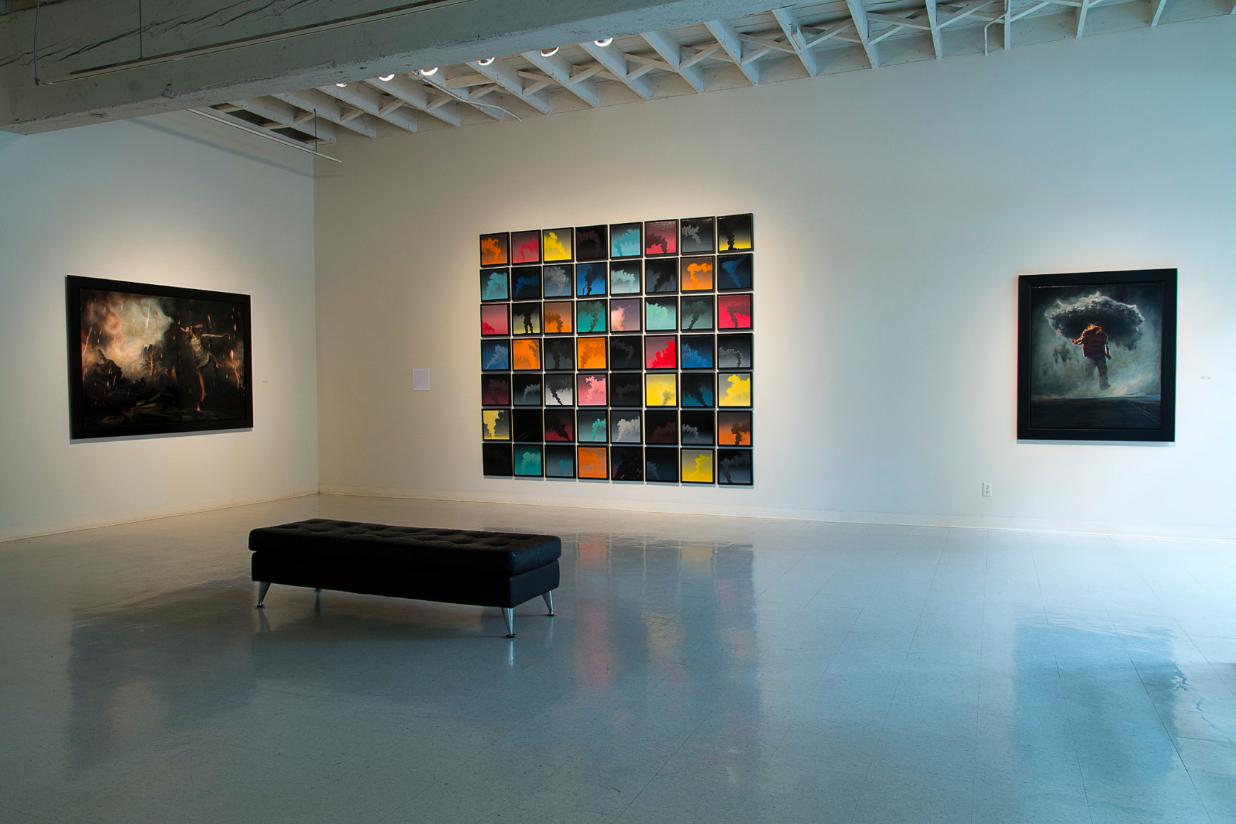 Michael Paul Miller installation at Laura Russo Gallery March 2015