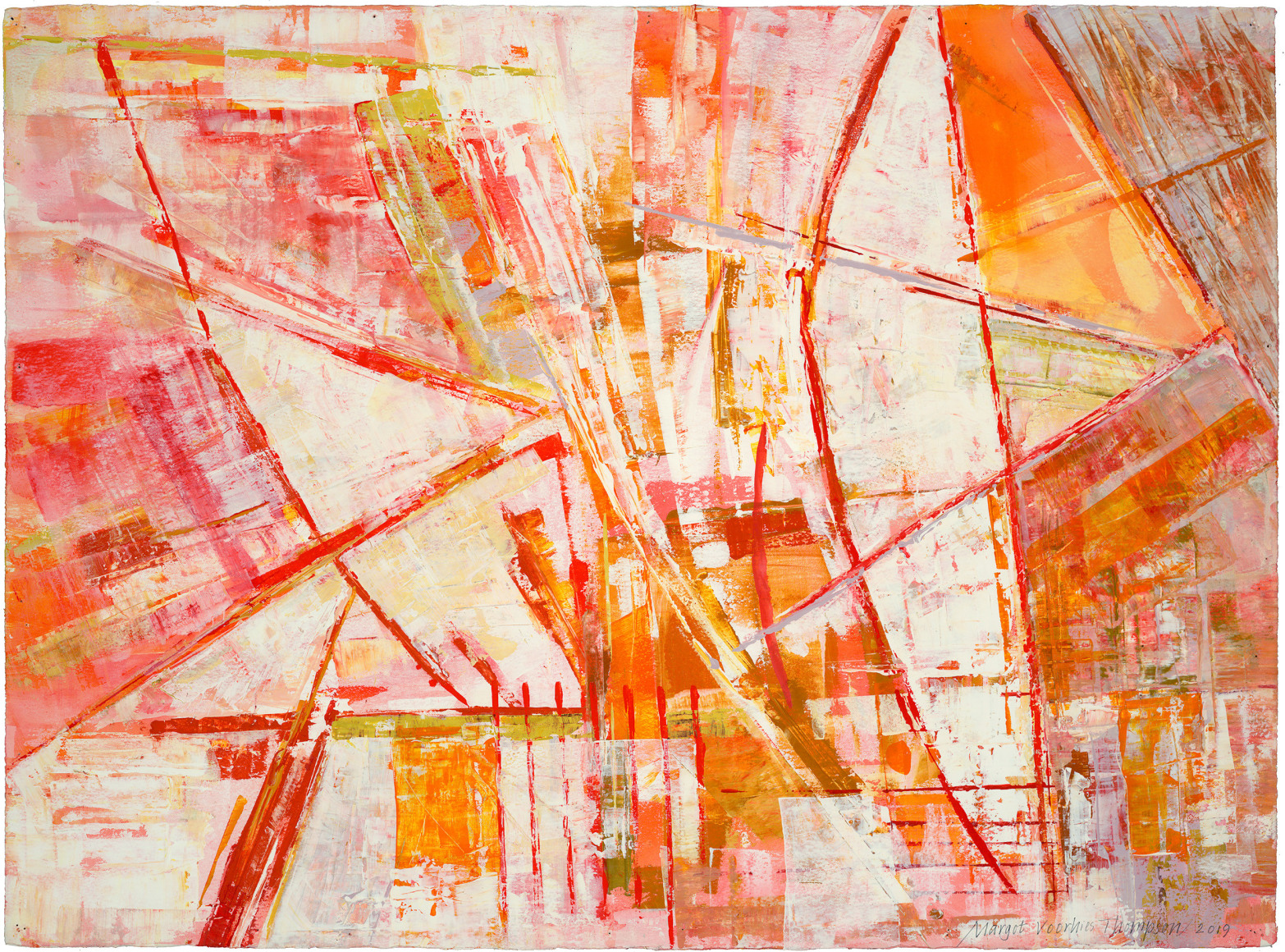 Margot Voorhies Thompson - Aerial View, Tilted Desert