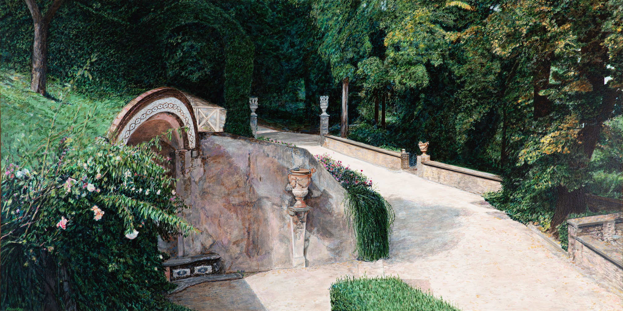 Tom Fawkes (b. 1941)  Giardino - Villa Bardini, 2021