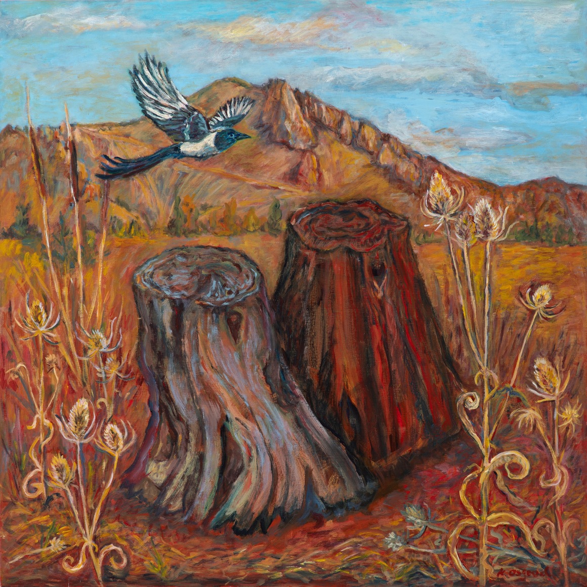 Kim Osgood (b. 1955)  Heading to Sunshine, 2021