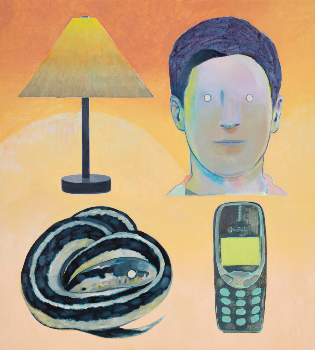 Dan Gluibizzi  Snake, cat and pitcher, 2022