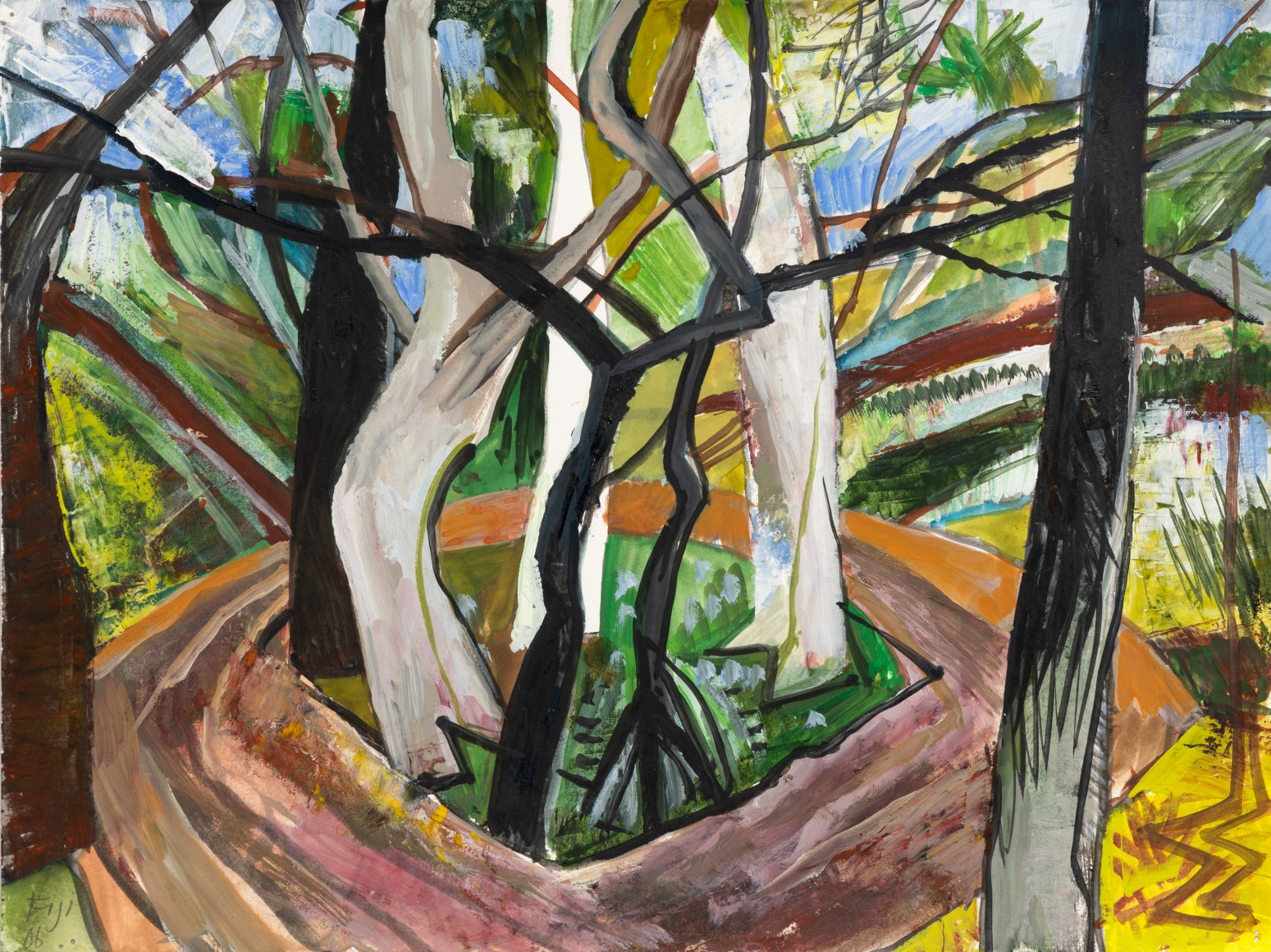 Lucinda Parker (b. 1942)  Round About Fiji, 2006