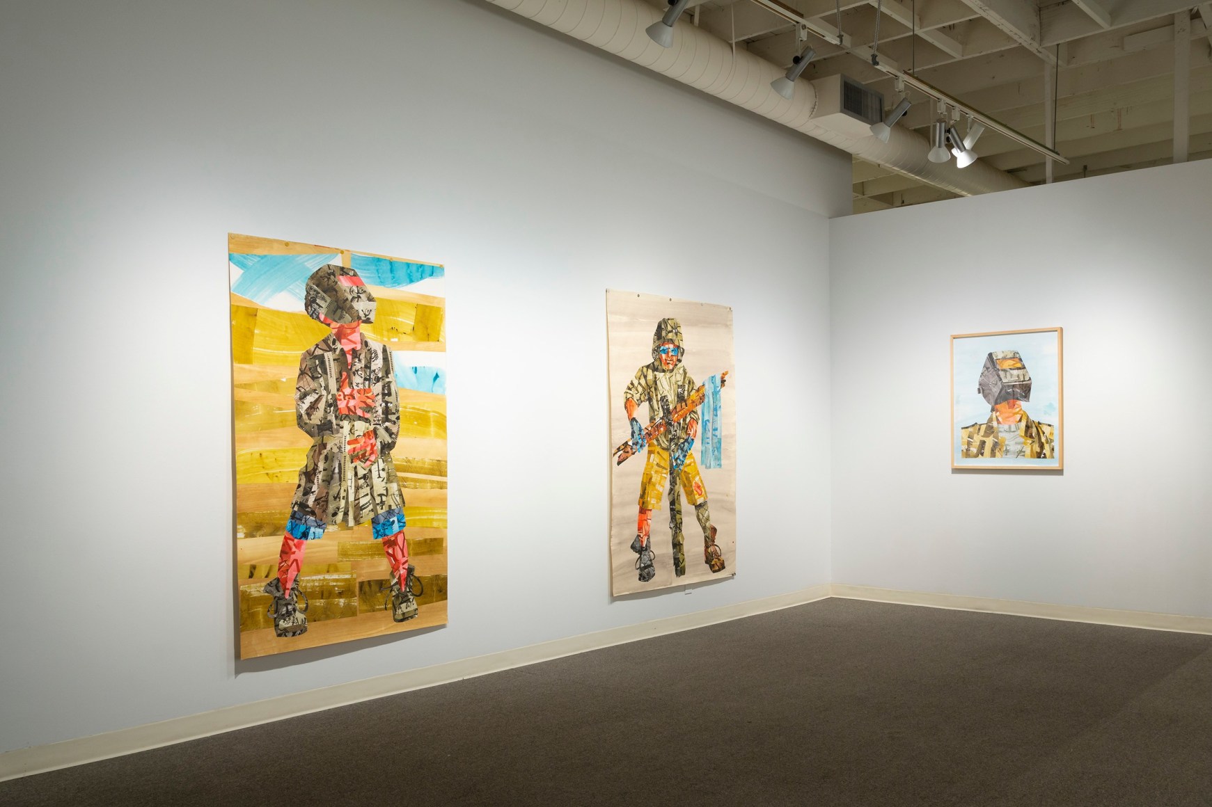 J.D. Perkin | Screen Printed Paper Constructions | Russo Lee Gallery | October 2018 | Installation View_01