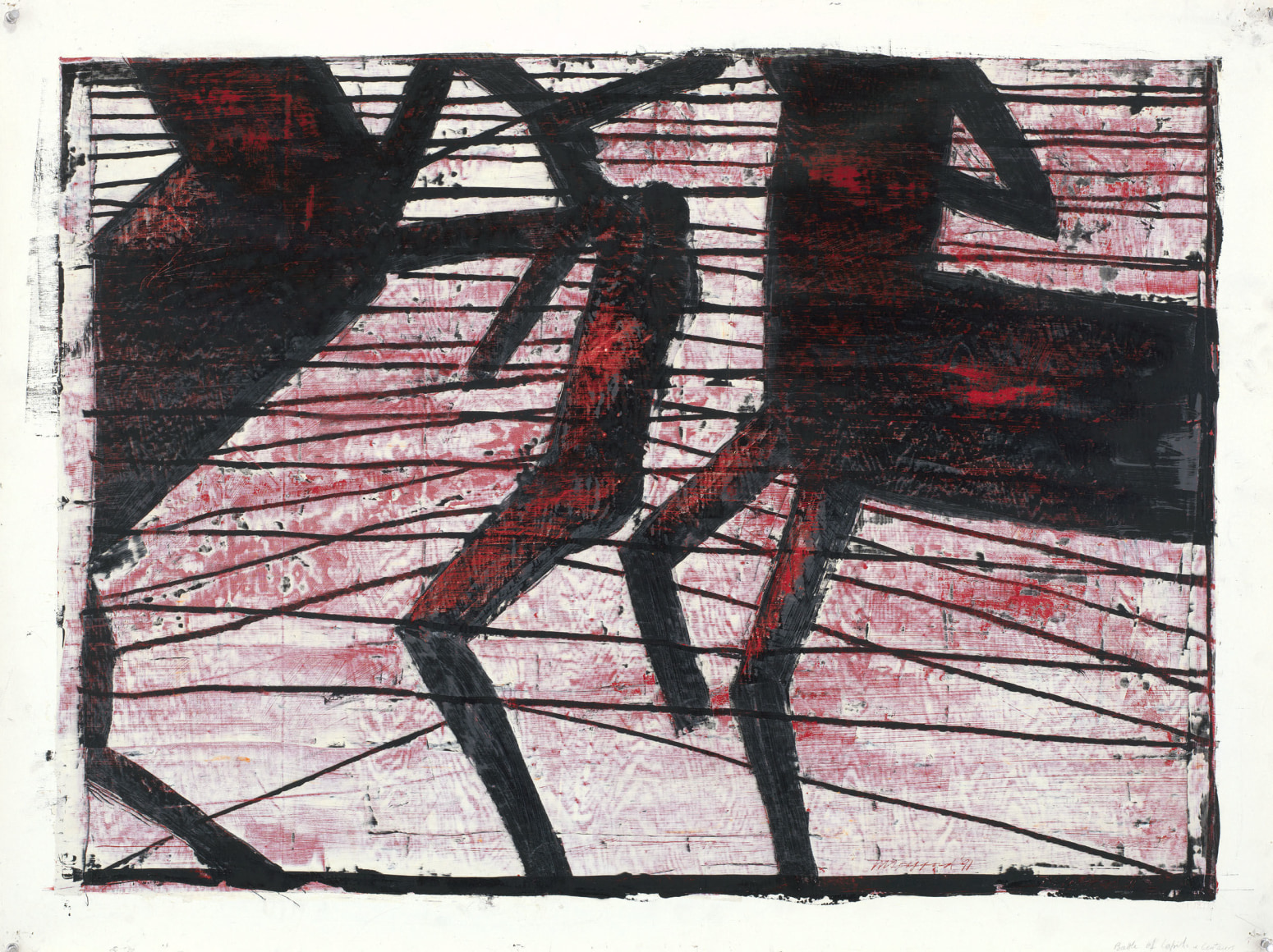 Michael Spafford (b. 1935)  Lapith and Centaurs, 1991