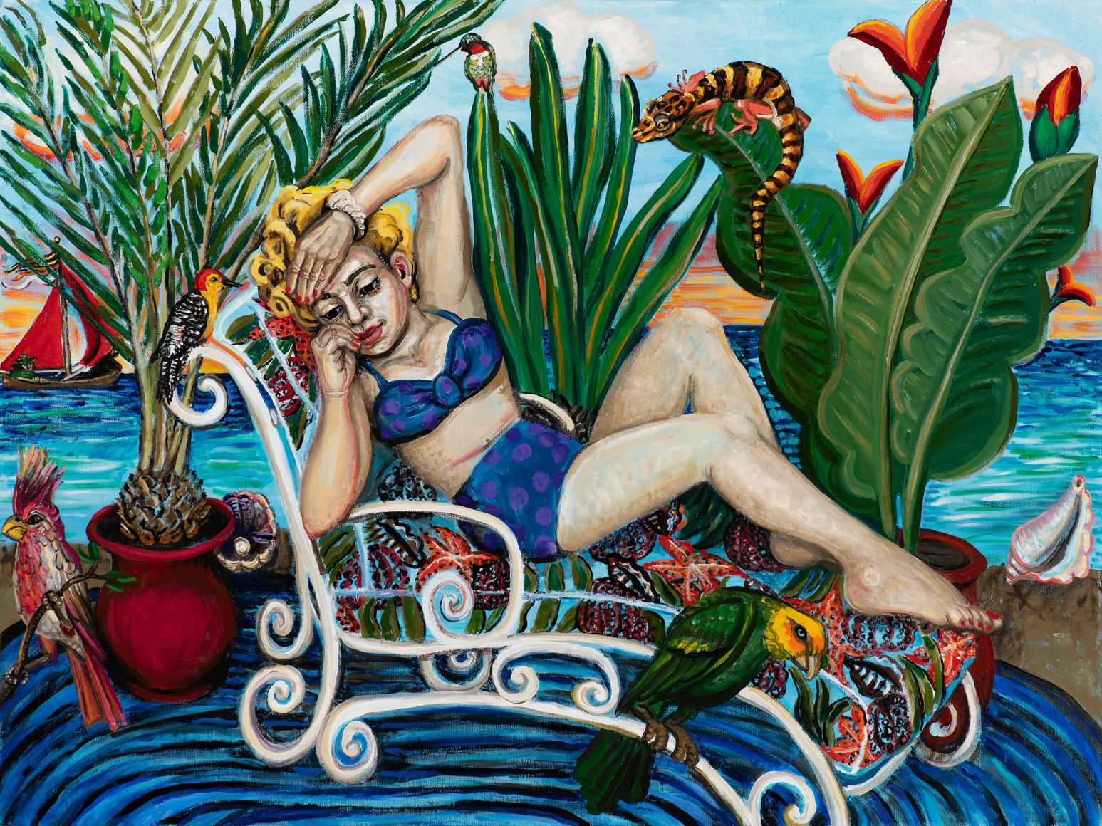 Mary Josephson (Born:1953)  Portrait of Home 3, 2021