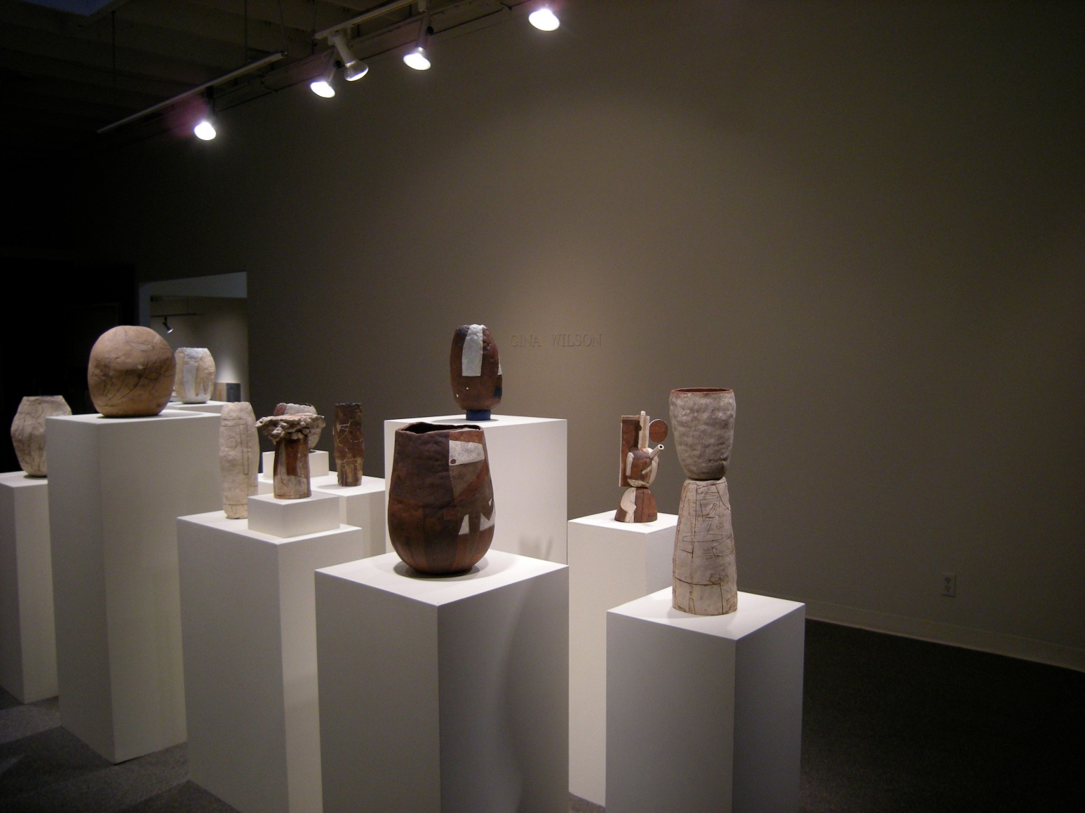 Gina Wilson clay works at Laura Russo Gallery January 2012