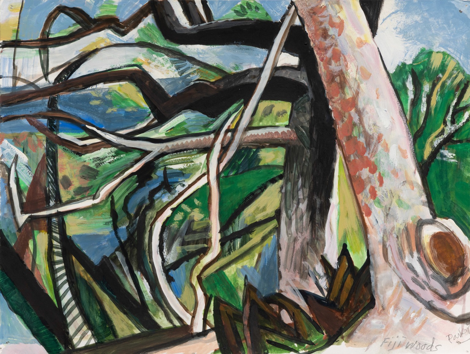 Lucinda Parker (b. 1942)  Wild Snarls, Fiji Woods, 2006