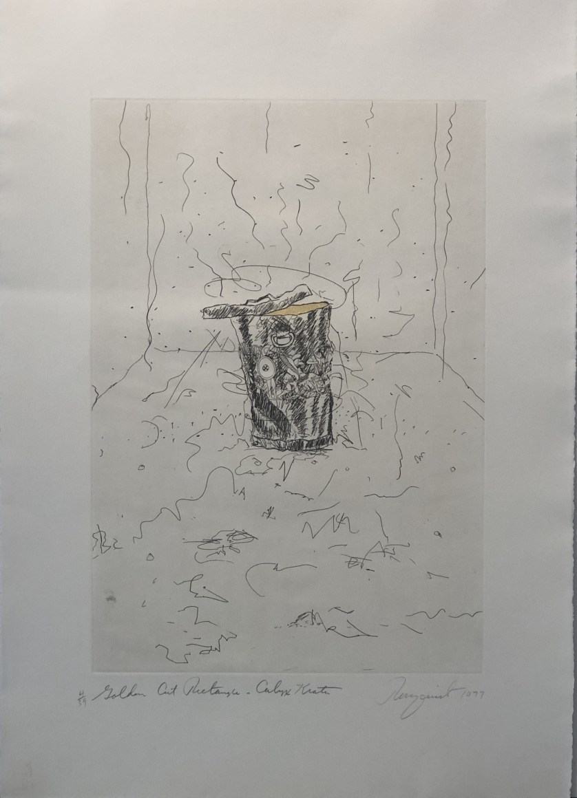 Golden Cut Rectangle Calyx Krater