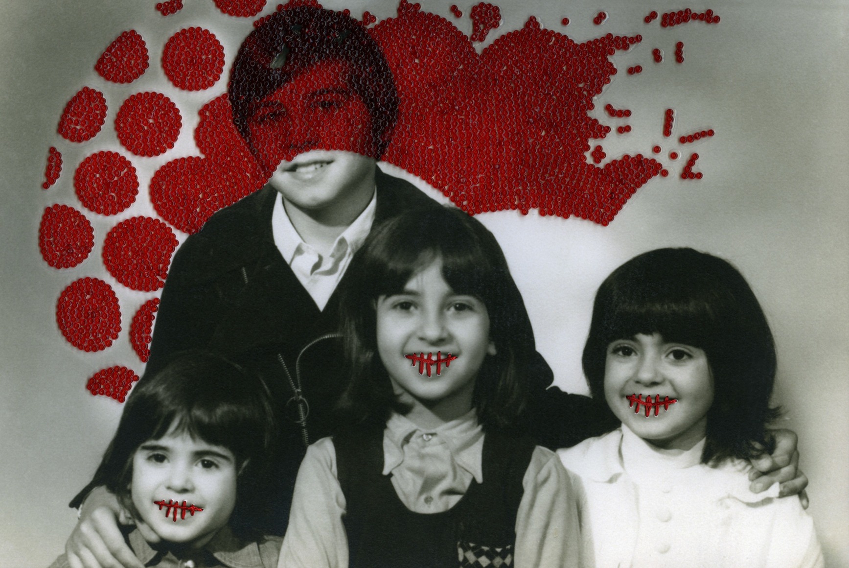 Carolle B&eacute;nitah, Photos-Souvenirs, Enfance, chez le photographe (at the photographer's studio), 2009, Sous Les Etoiles Gallery