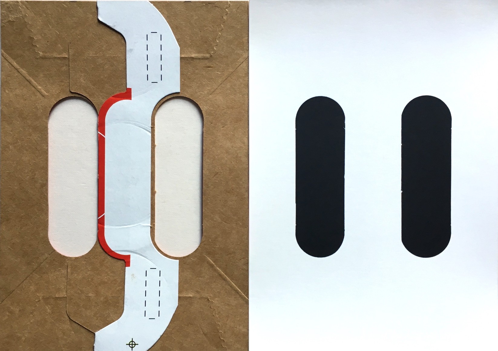 Untitled #12 Photogram and Found Object, 2019 - Photograms 2019 | Richard Caldicott&rsquo;s Experimental Photography