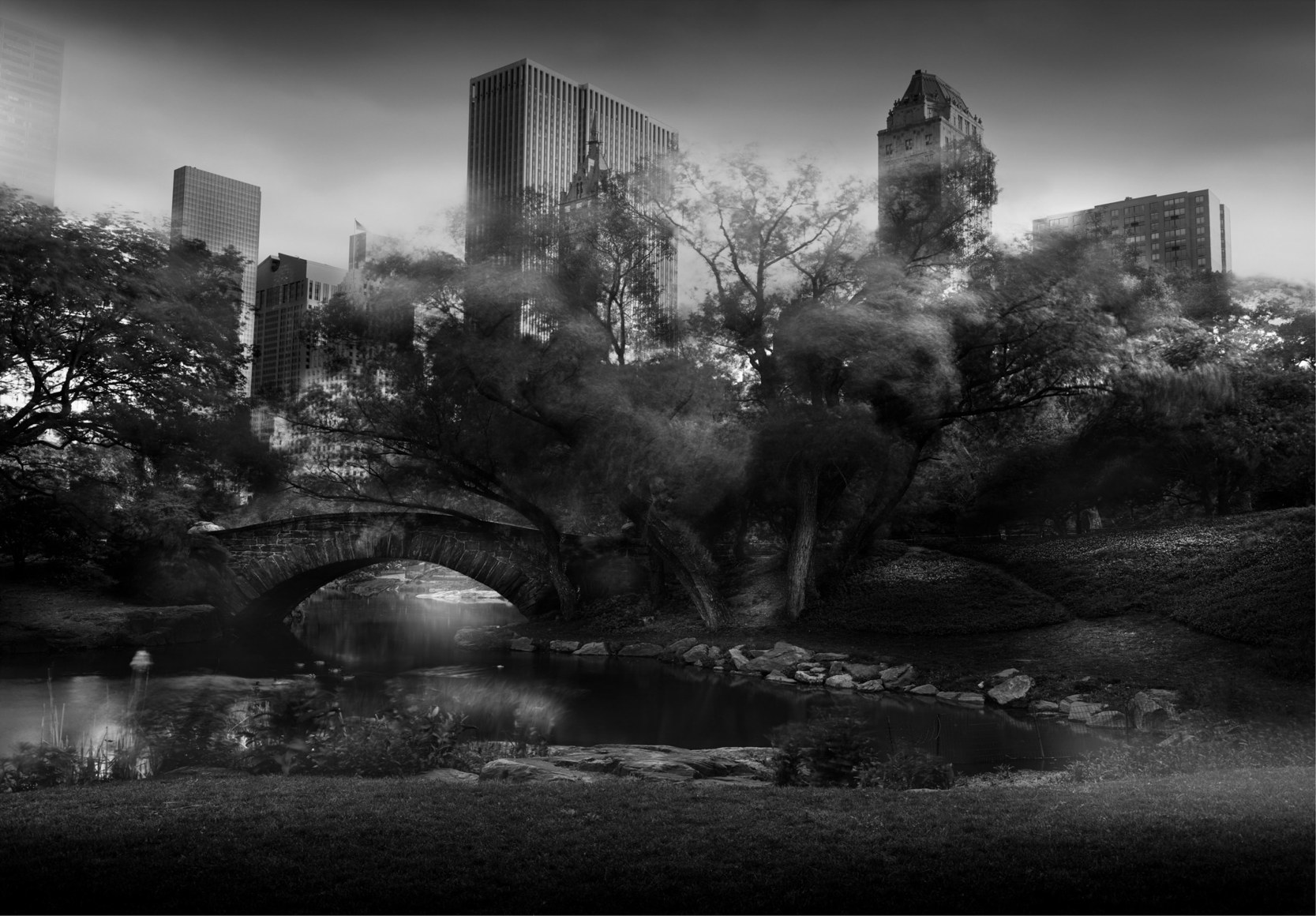 Jean-Michel Berts, Light of New York, Gapstow Bridge, 2007, Sous Les Etoiles Gallery