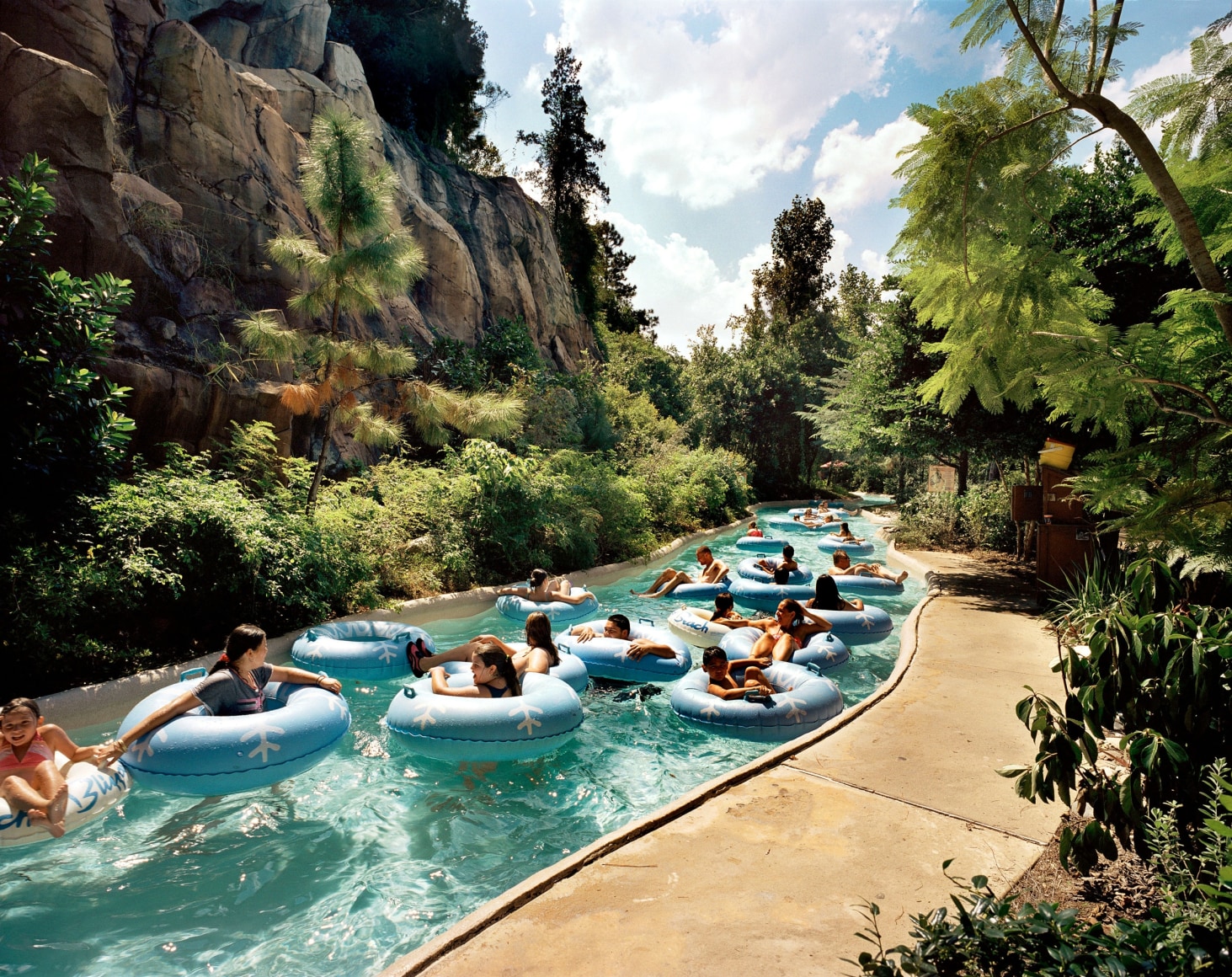 Reiner Riedler, Fake Holidays, inner tubes at Wild River, Florida, 2005, Sous Les Etoiles Gallery