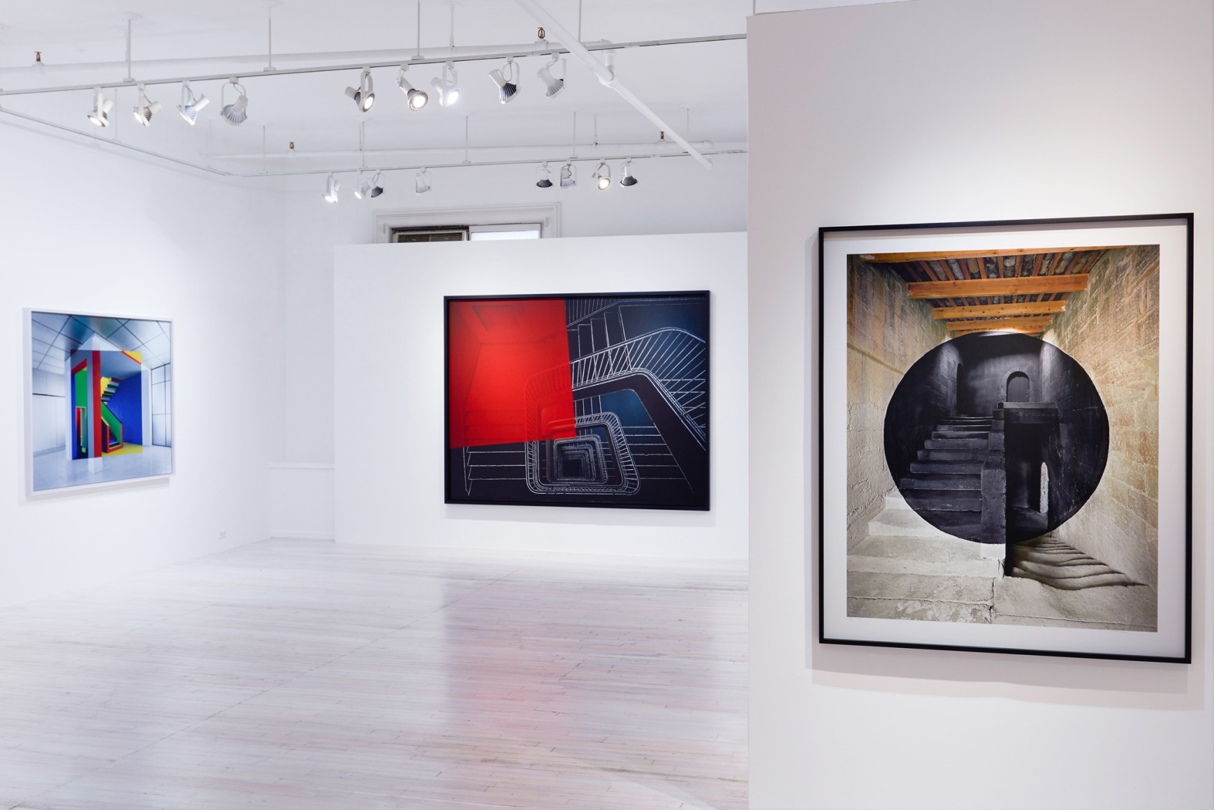 Georges Rousse, &Eacute;loge des Lieux installation, Sous Les Etoiles Gallery 2015