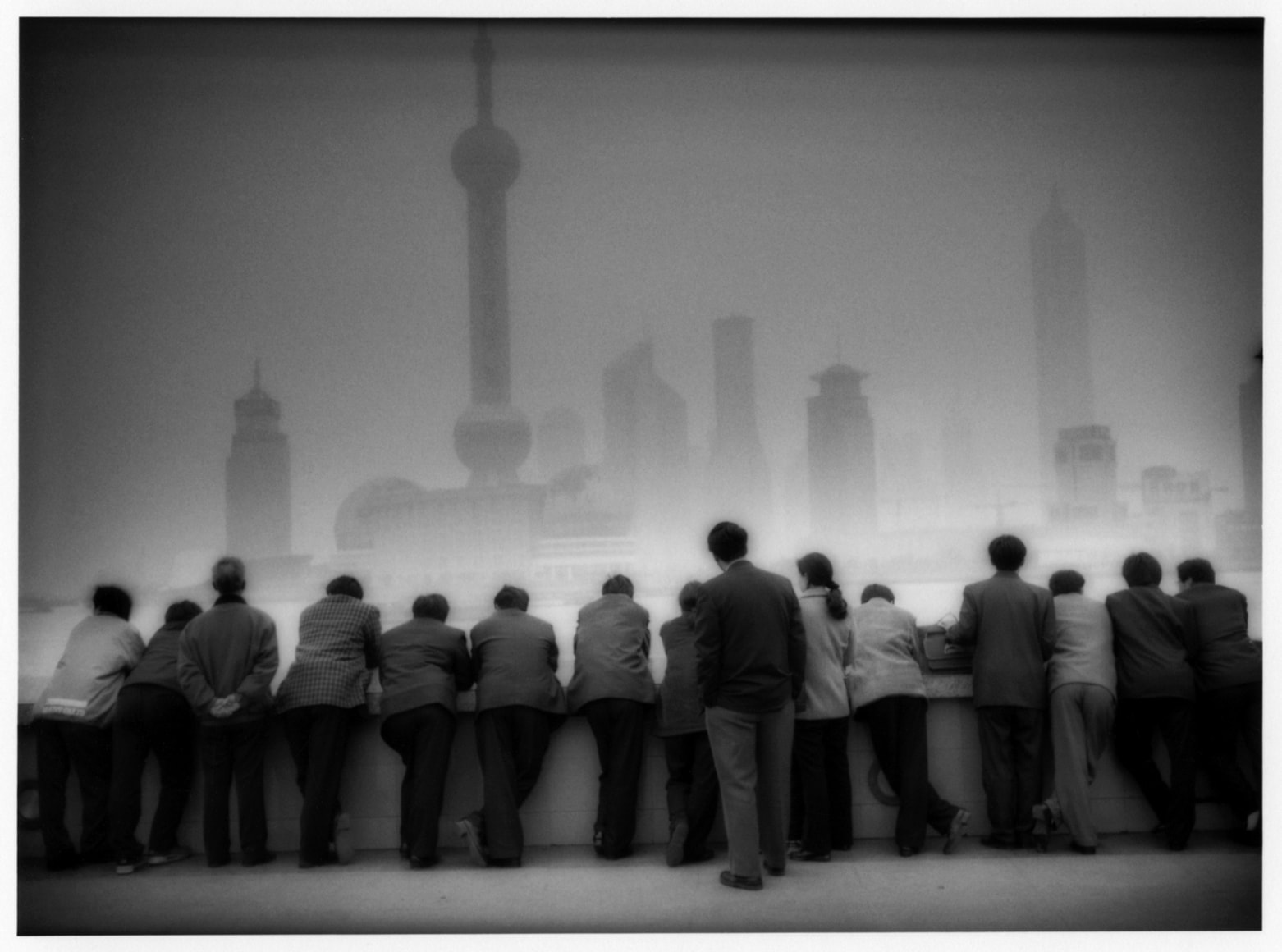 Pudong rises above the Bund, Shanghai, China, 2000 - Empire | James Whitlow Delano Documentary Fine Art