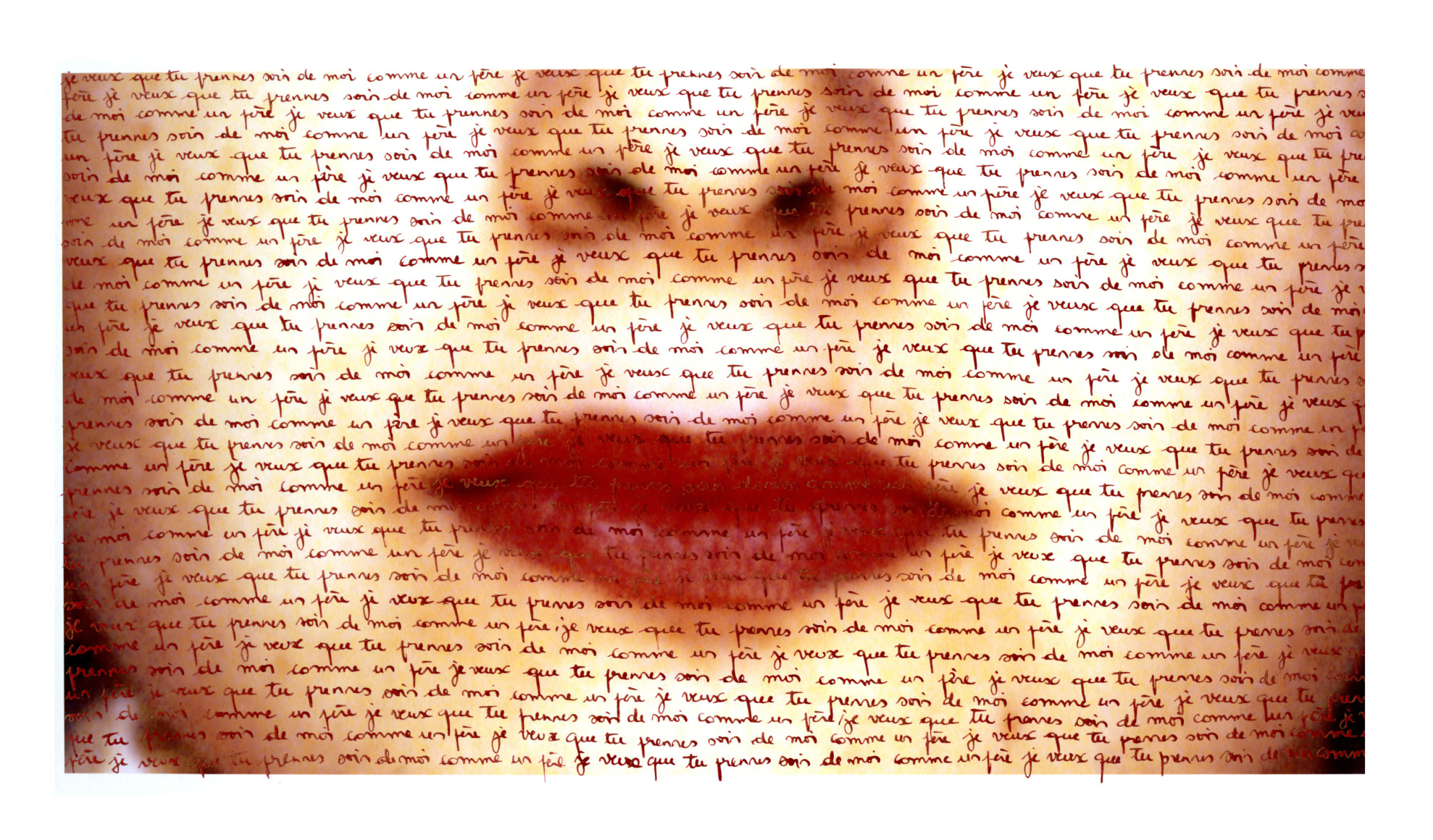 Je veux que tu prennes soin de moi comme un p&egrave;re, 2013 - What Cannot Be Said | Carolle Benitah Photography