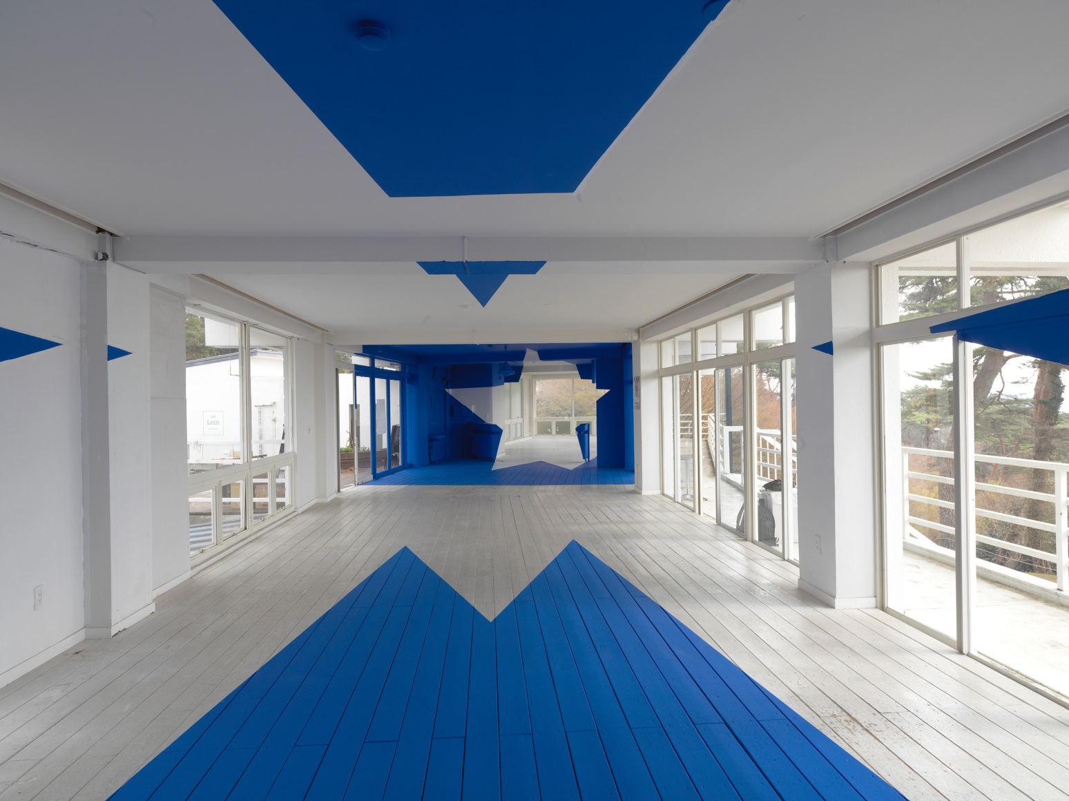 View of Georges Rousse installation - Matsushima, Japan 2010