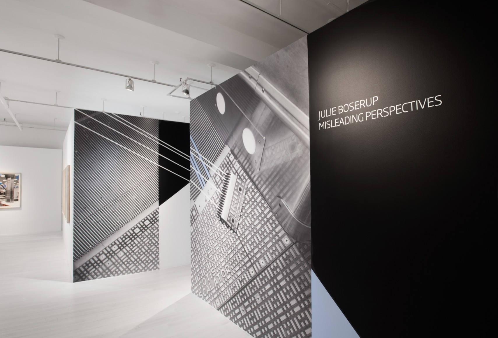 Julie Boserup: Misleading Perspectives installation at Sous Les Etoiles Gallery