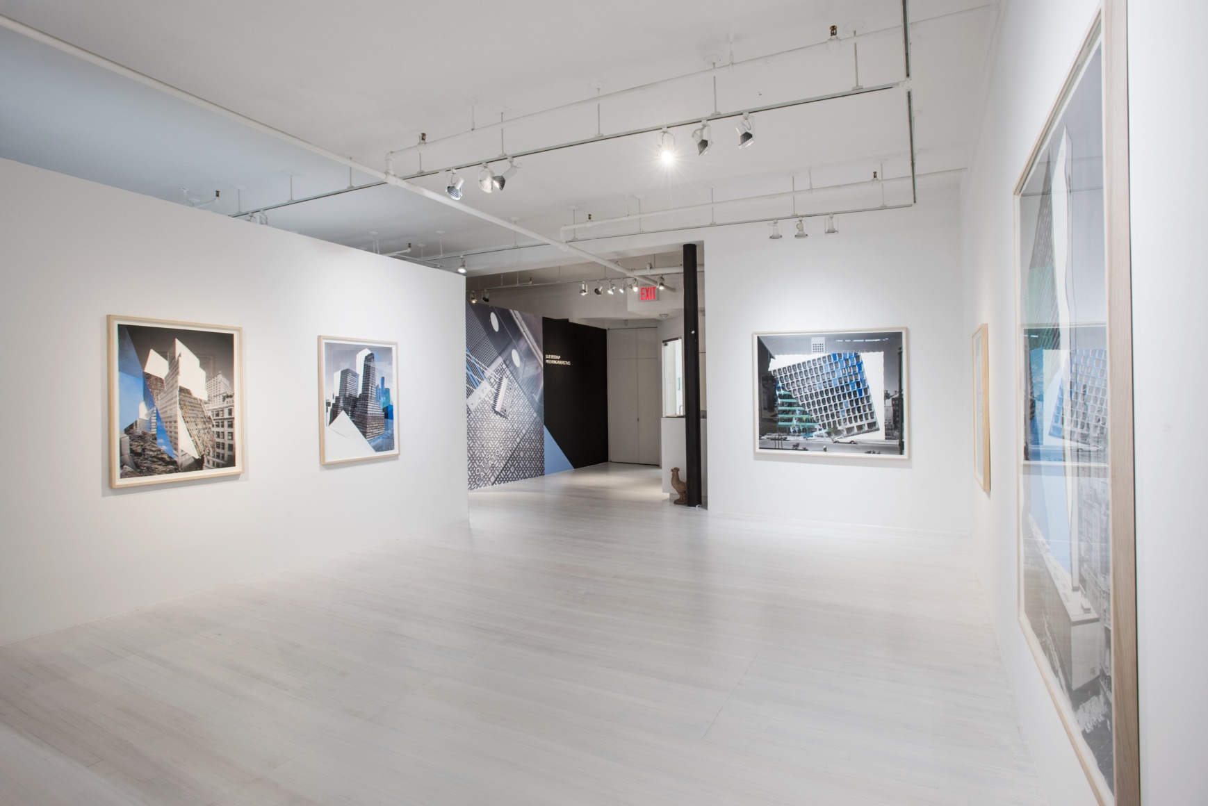 Julie Boserup, Misleading Perspectives installation, Sous Les Etoiles Gallery