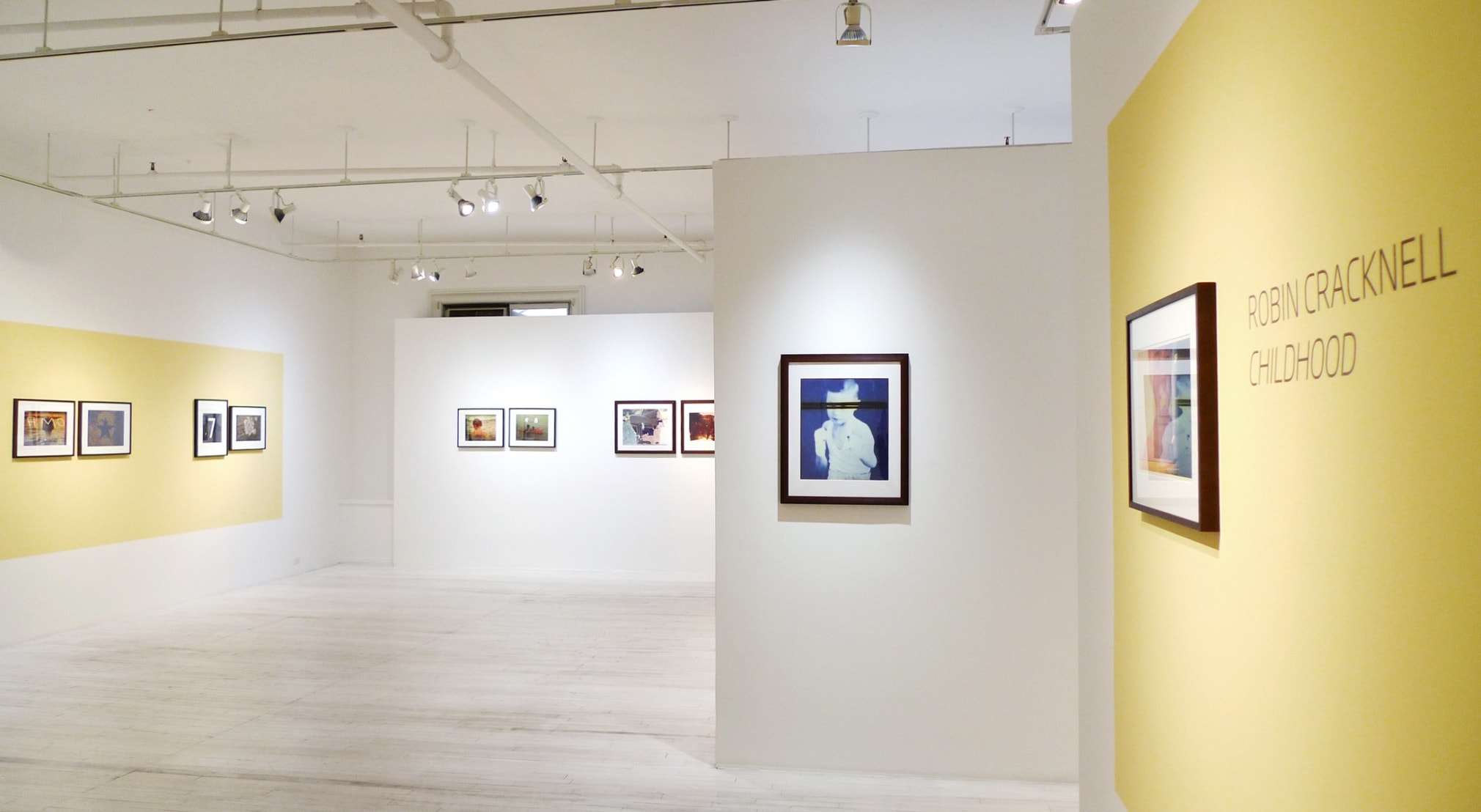 Robin Cracknell &quot;Childhood&quot; exhibition installation at Sous Les Etoiles Gallery, 2016