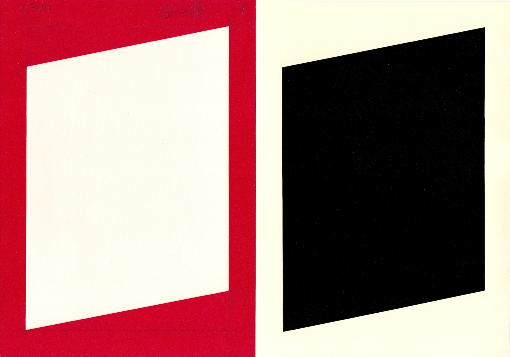 Richard Caldicott, Photogram and paper negative, Recent Work 2010-2013, Sous Les Etoiles Gallery