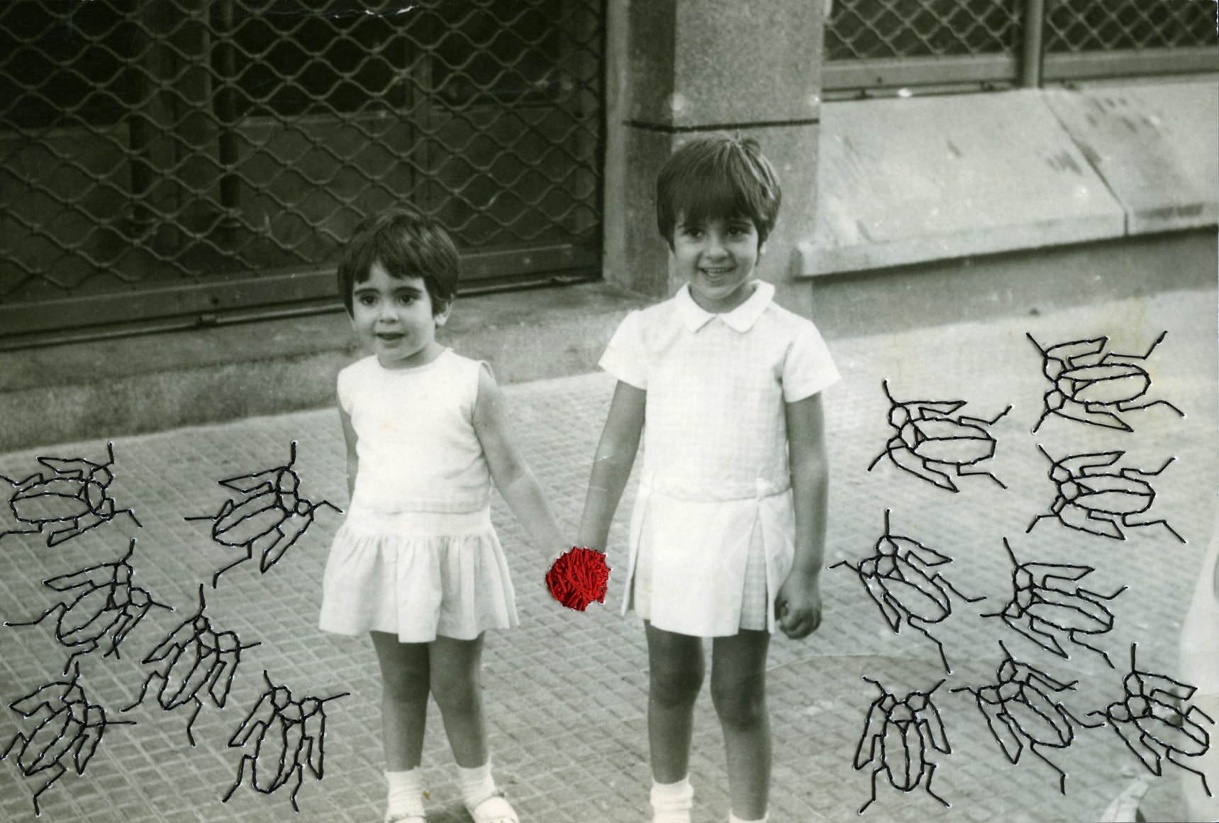 Carolle B&eacute;nitah, Photos-Souvenirs, Enfance, les cafards (the cockroaches), 2009, Sous Les Etoiles Gallery