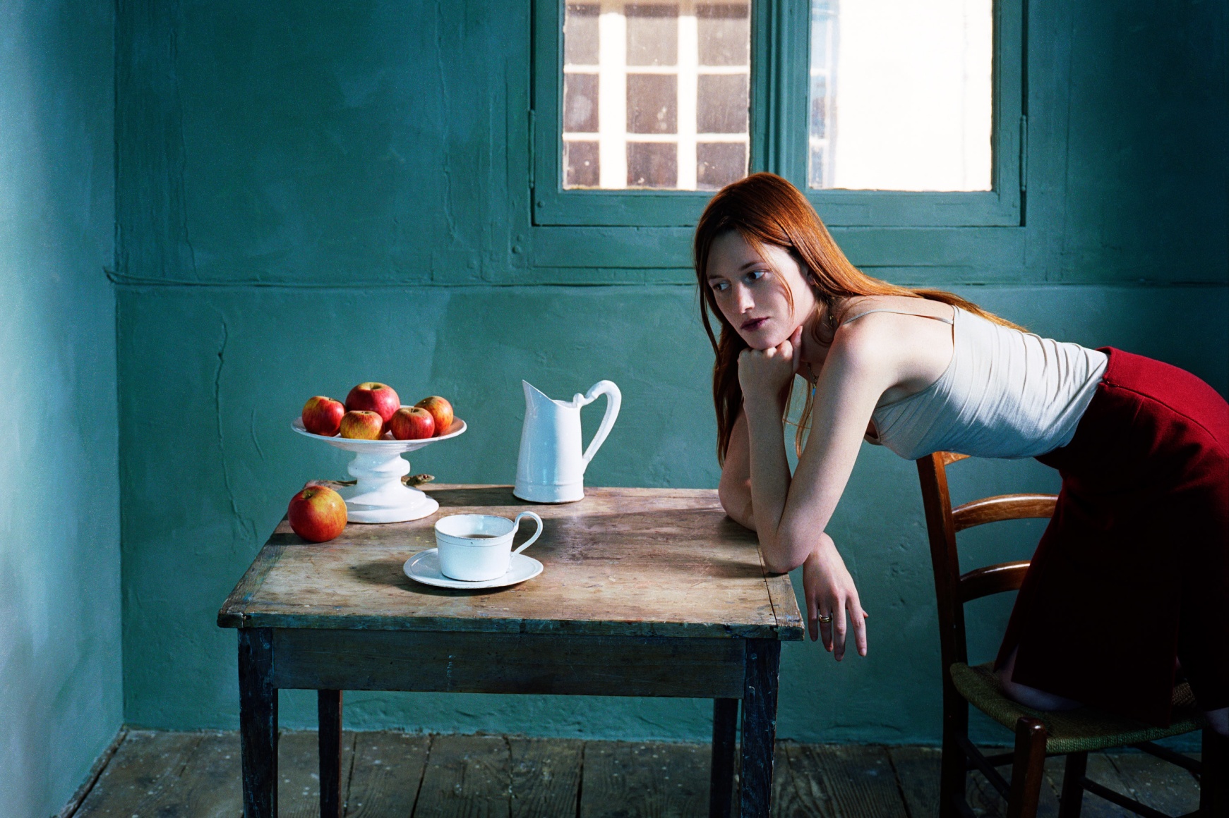 Emilie, d&rsquo;apr&egrave;s Balthus, 2002 - Postmodern Mysteries | Sophie Delaporte Art