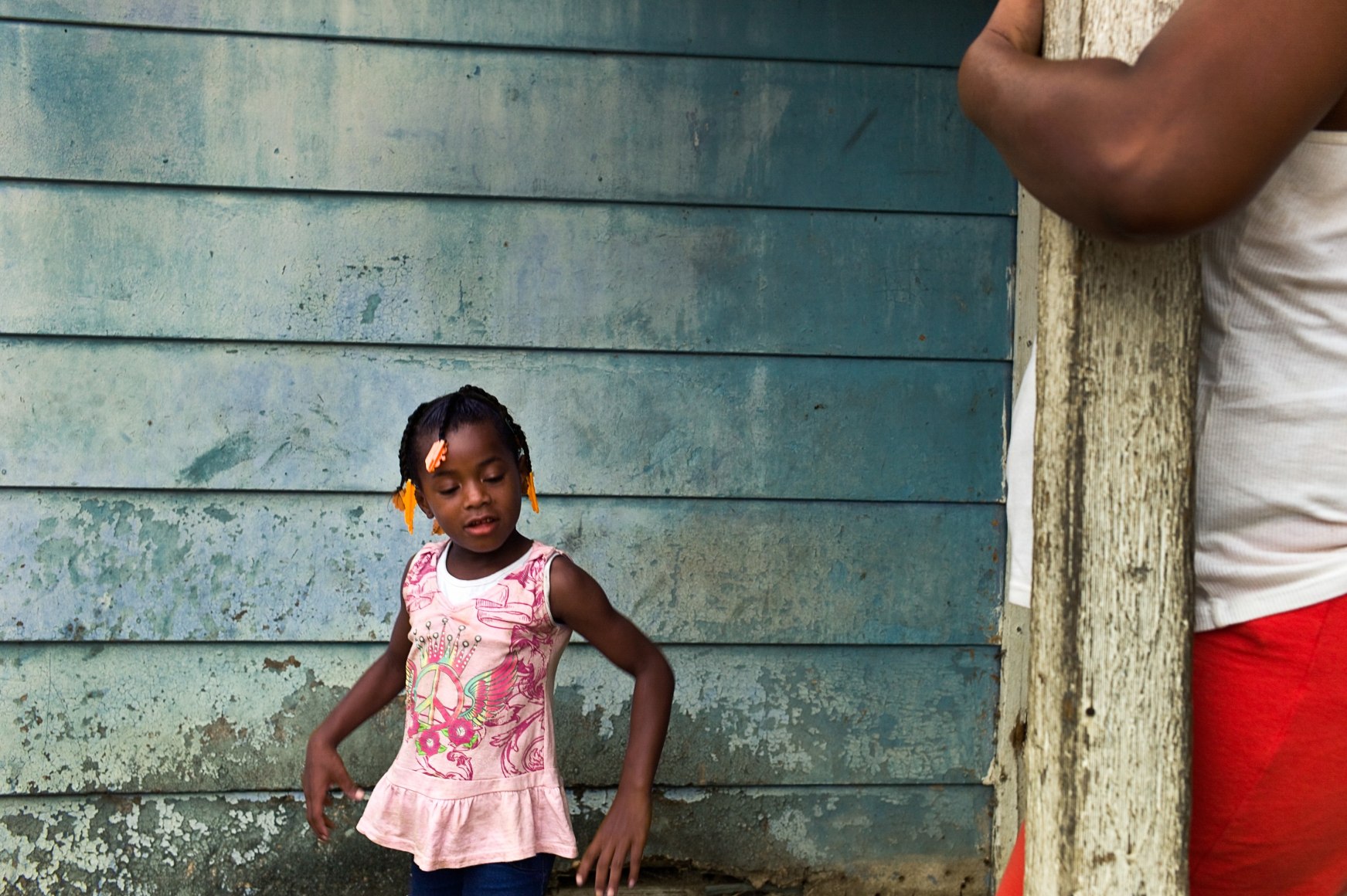 Magdalena Sol&eacute;, Mississippi Delta, Girl Dancing, Baptist Town, Greenwood, 2010, Sous Les Etoiles Gallery