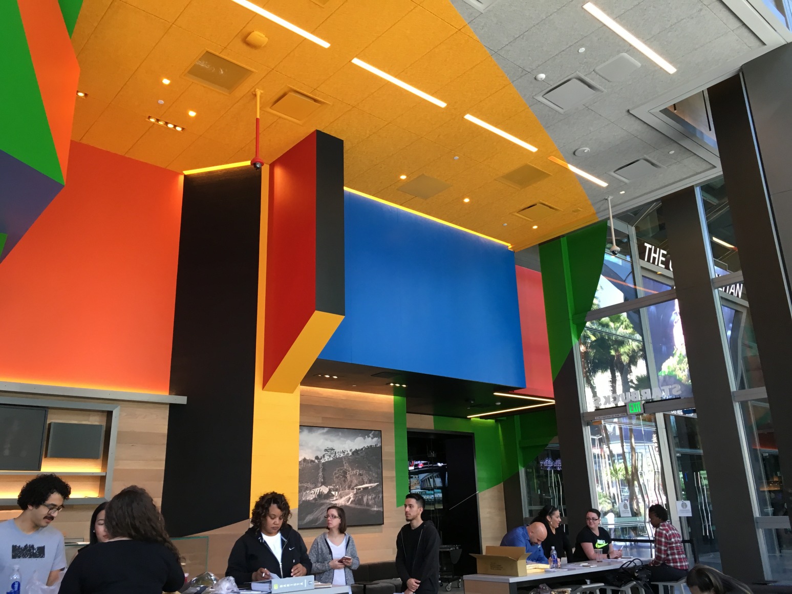 Details of Georges Rousse permanent installation - Las Vegas Cosmopolitan Hotel 2016