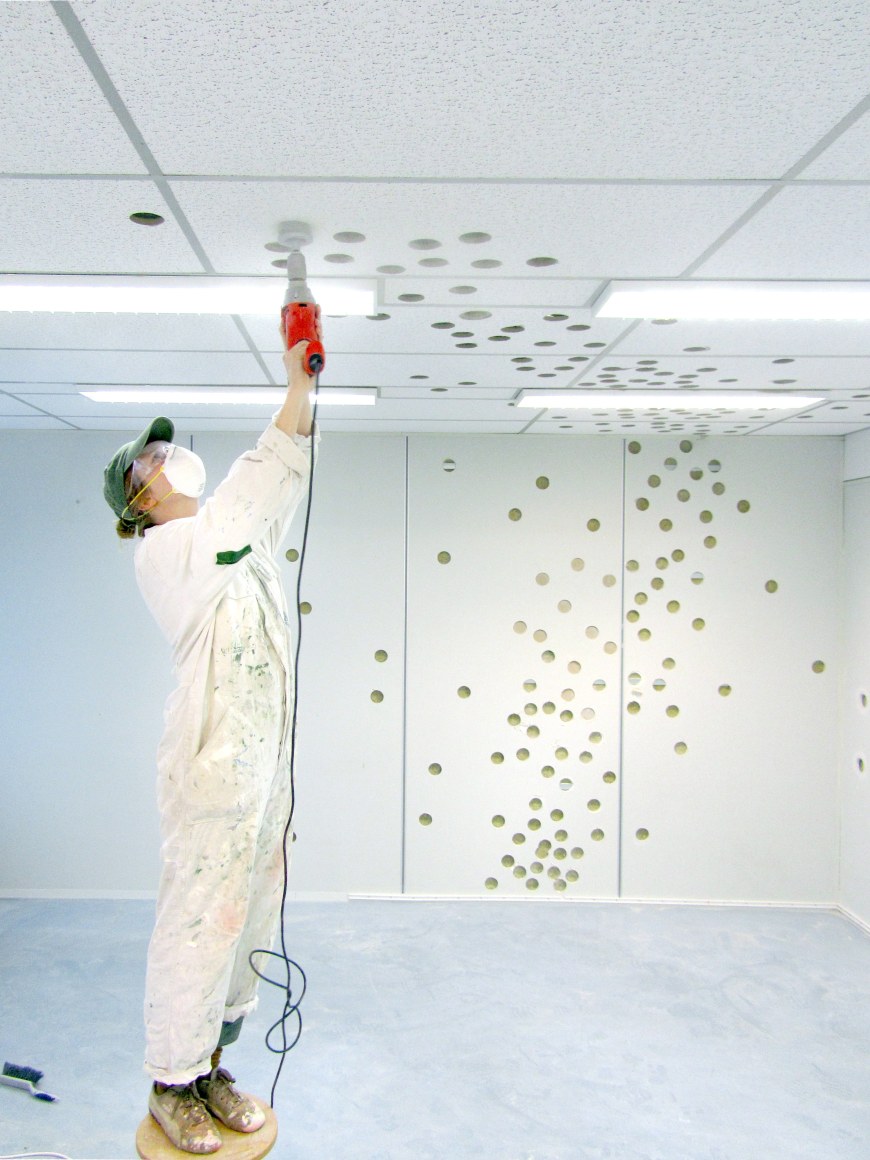 Marleen Sleeuwits in her studio