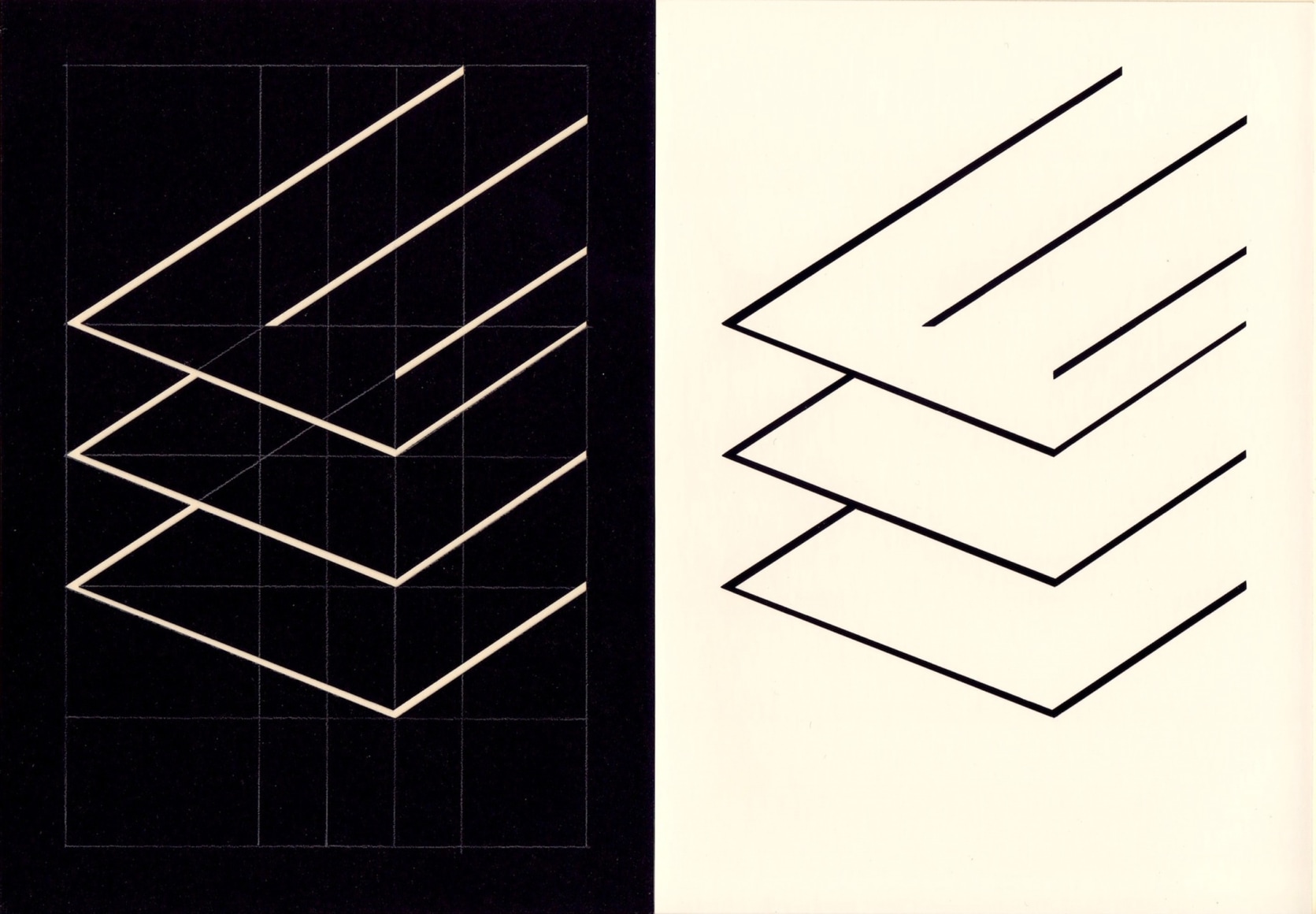 Untitled #34, 2014 - Photograms &amp; Paper Negatives | Richard Caldicott Fine Art